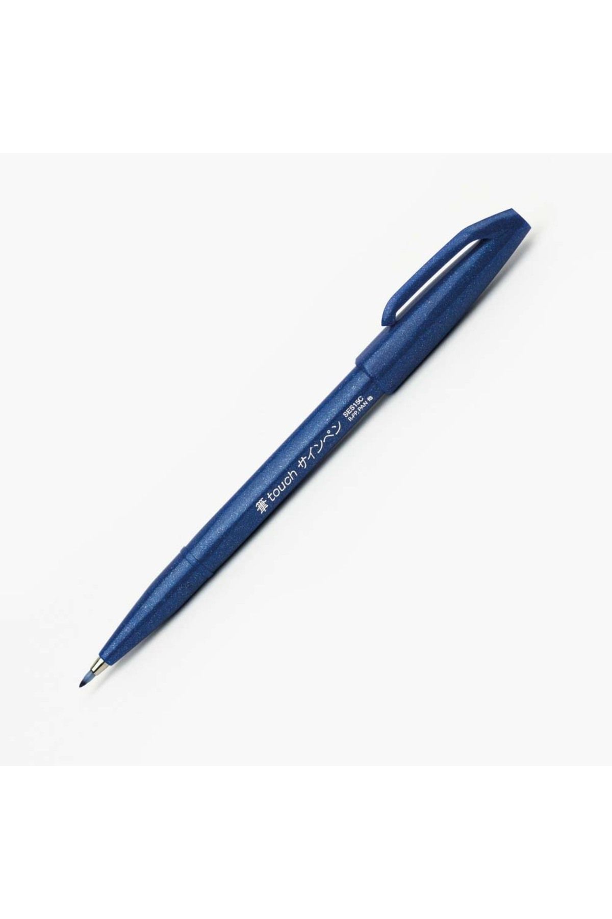 Pentel Brush Sign Pen Imza Kalemi Blue
