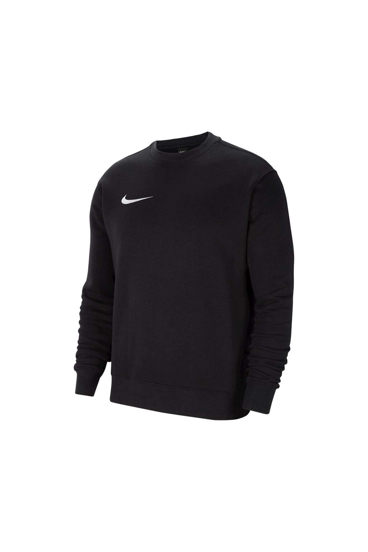 Nike Cw6902-010 Flc Park20 Crew Erkek Uzun Kollu Sweatshirt Siyah