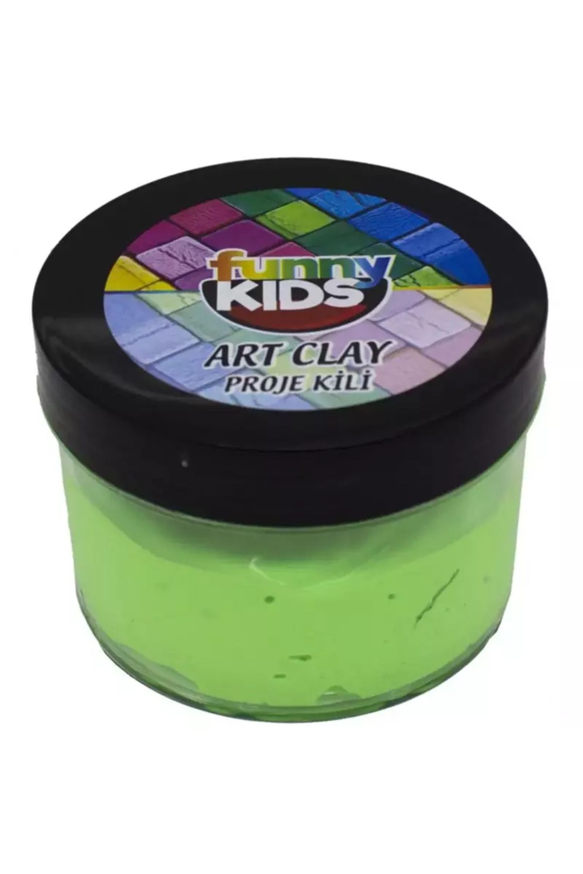 Rich Funny Kids Art Clay Proje Kili 40cc Neon Yeşil 578