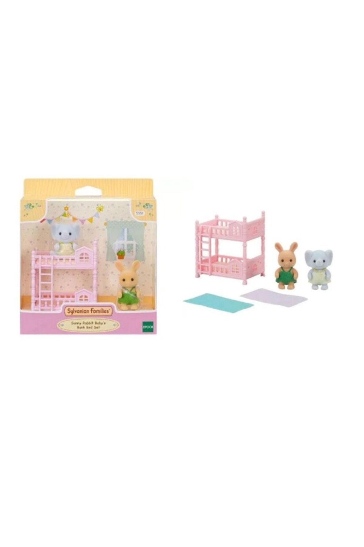 Adore Oyuncak Urg 5551 Sylvanian Families Güneşli Tavşan Bebek Ranza Seti +3 Yaş Lucest Yeni