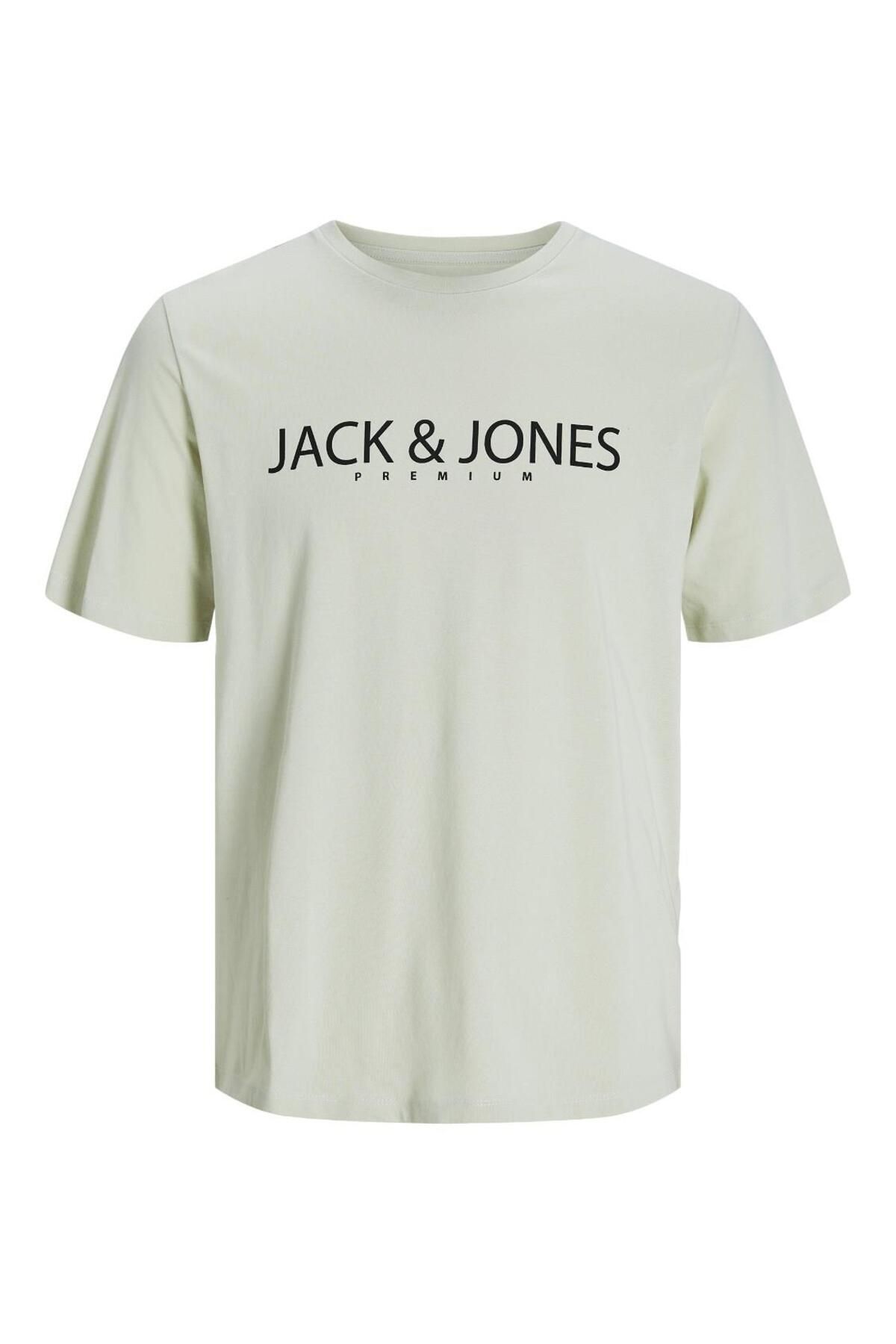 Jack & Jones JPRBLAJACK SS TEE CREW NECK FST LN GREEN