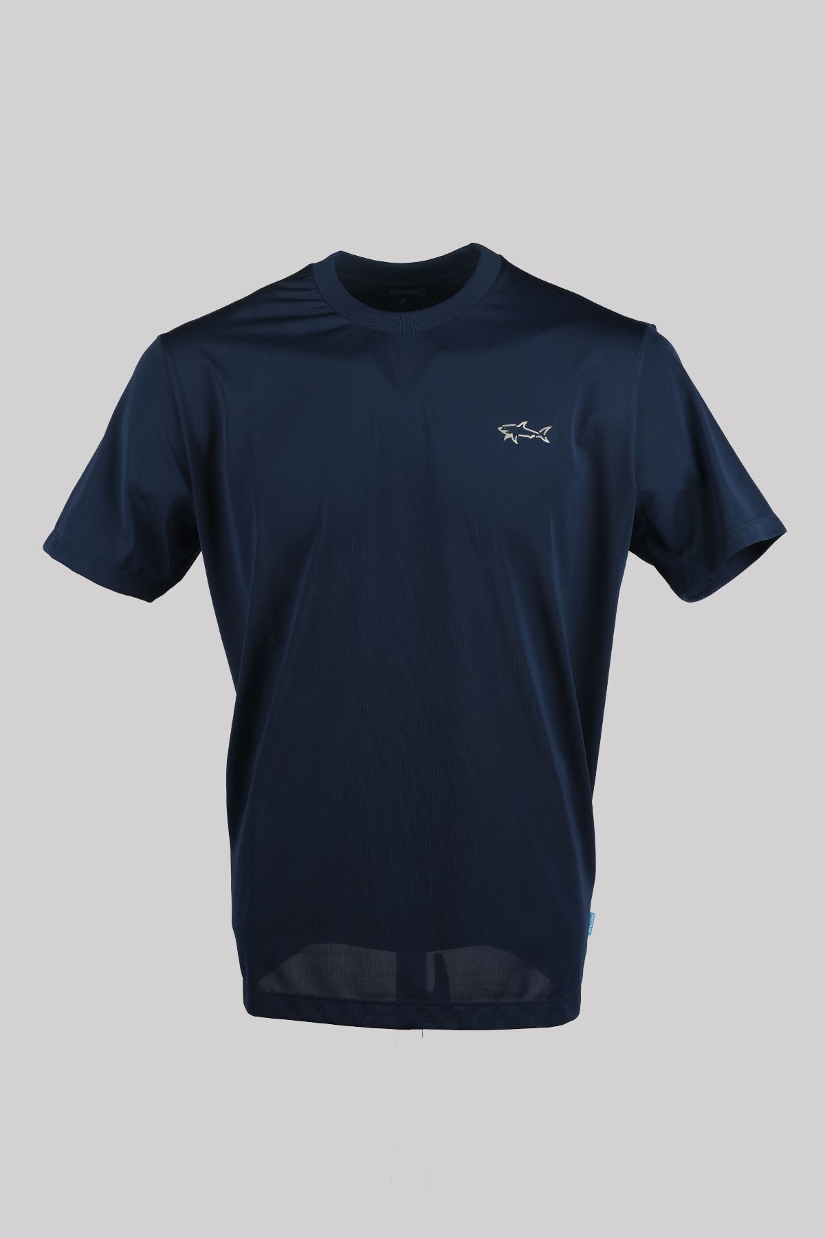 Paul&Shark Erkek Marka Logolu Kısa Kol Yuvarlak Yaka Lacivert T-Shirt 24411095-013