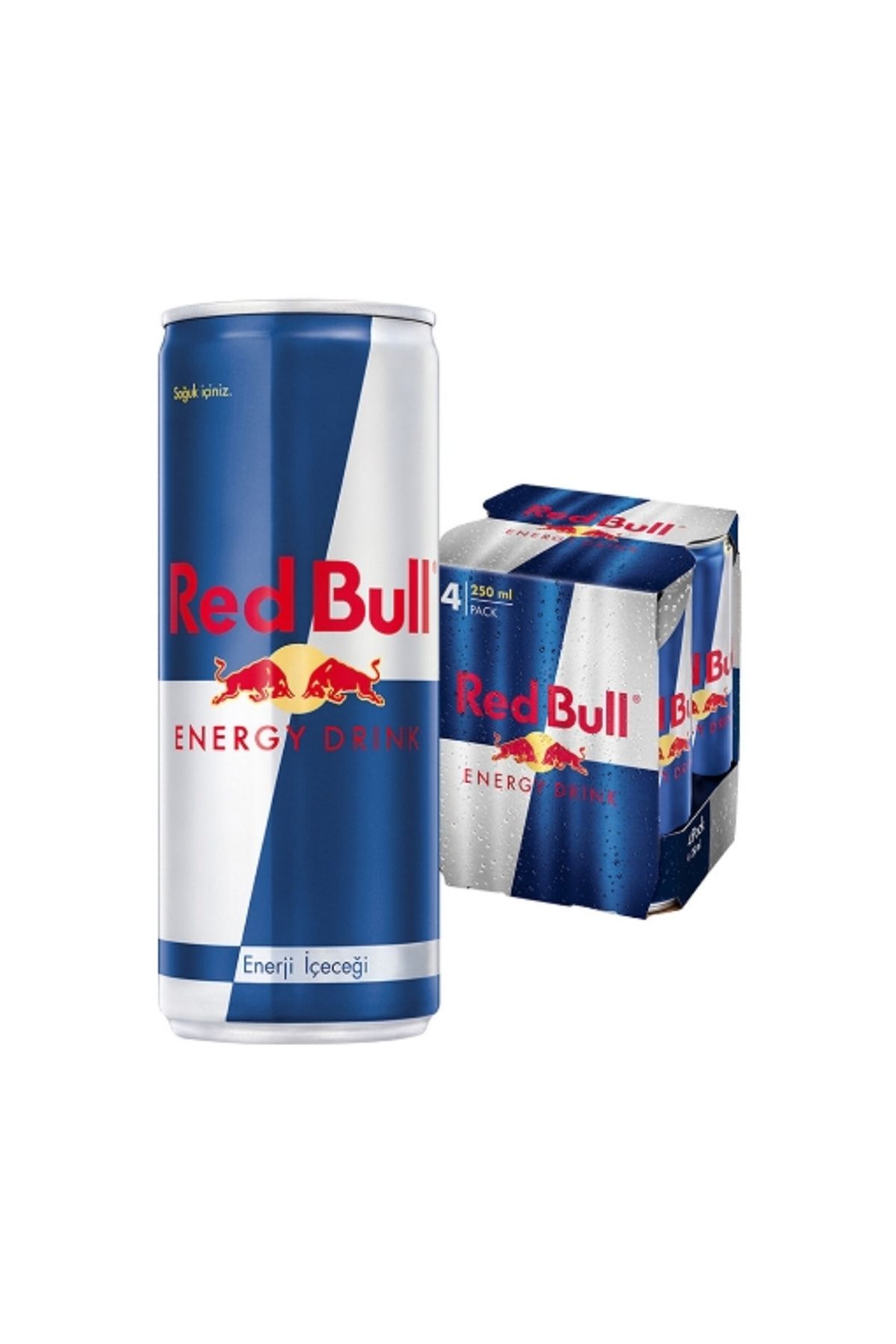 Red Bull Enerji Içeceği 4x250 Ml.