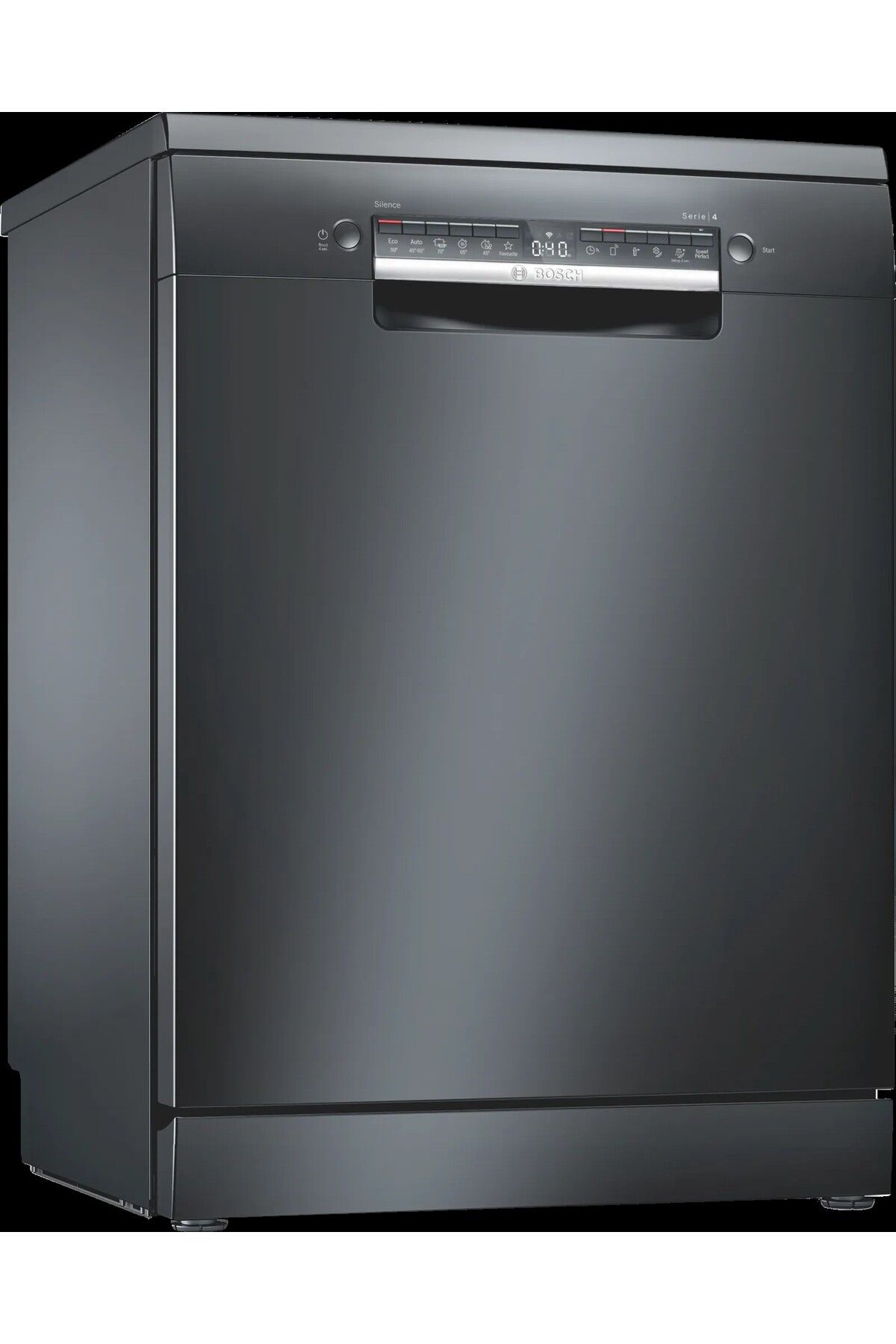 Bosch SMS4IKC62T Serie 4 Solo Bulaşık Makinesi 60 cm Black inox