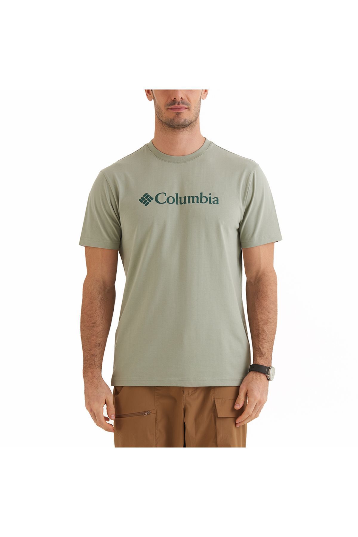 Columbia CSC M Basic Logo Brushed Erkek Kısa Kollu T-Shirt