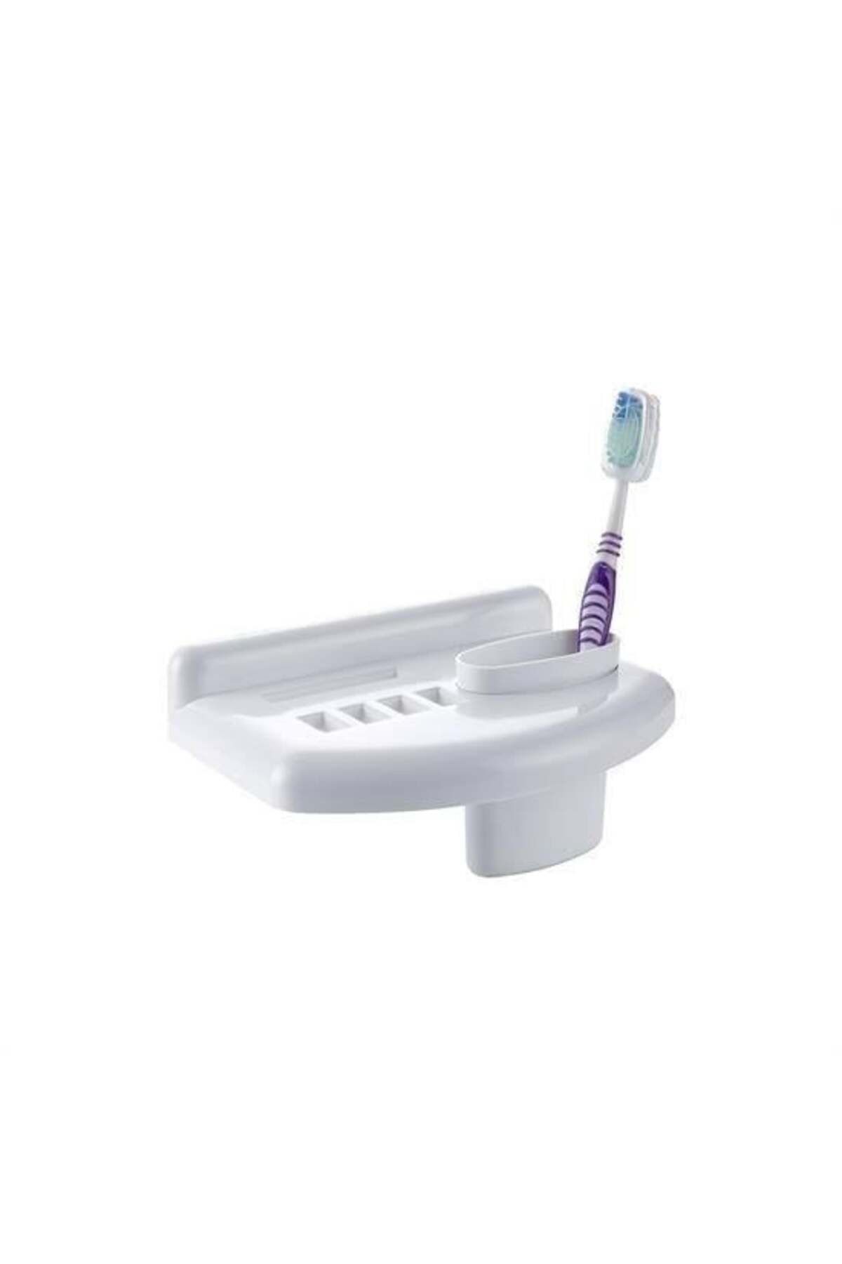 Genel Markalar By 1t1385:-banyo Diş Macunu Diş Fırçası Tutacağı Bardağı Fırçalık Stand