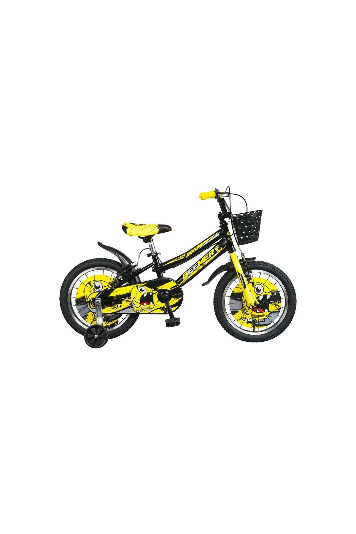 Tunca Beemer 16 Jant New Design SARI 4 - 7 Yaş Çocuk Bisikleti ( 2024 Model)