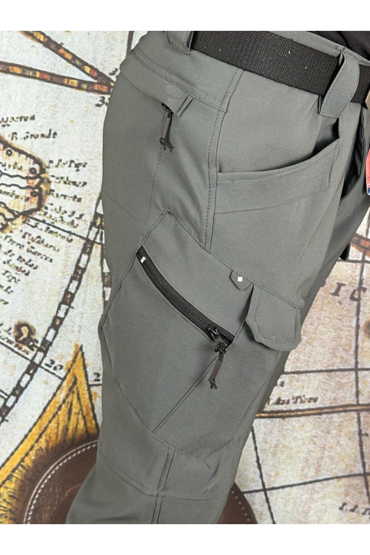Mikro taktical cargocep kargocep ithal likralı mevsimlik outdoor pantolon