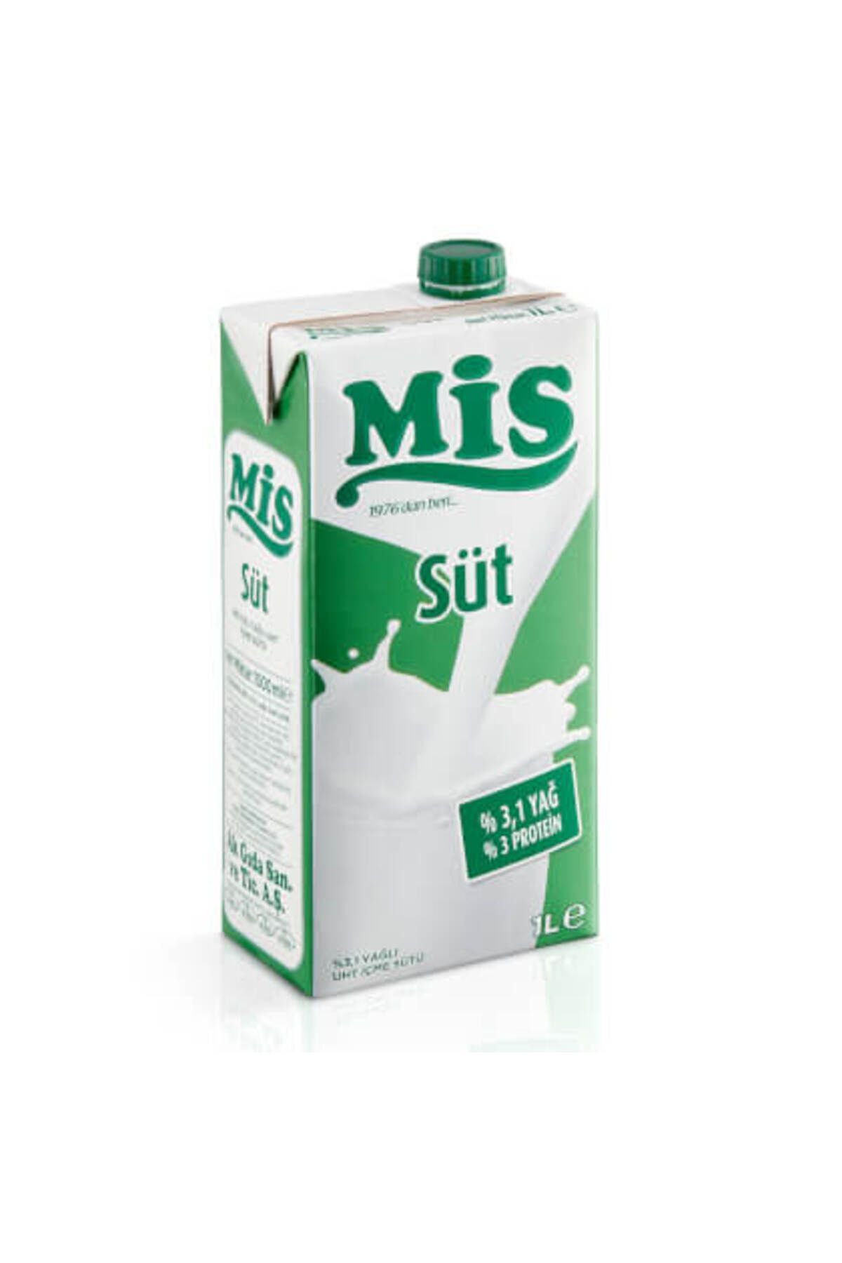 Mis ( 2 ADET ) Mis UHT Süt %3,1 Yağlı 1 L