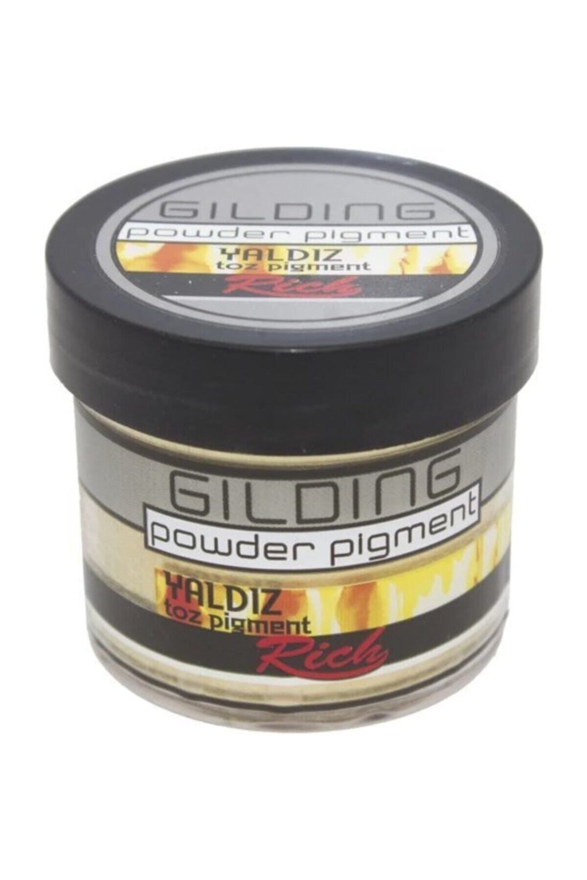 Rich Gilding Powder Pigment Yaldız Toz Pigment 11011 Altın 60 Cc
