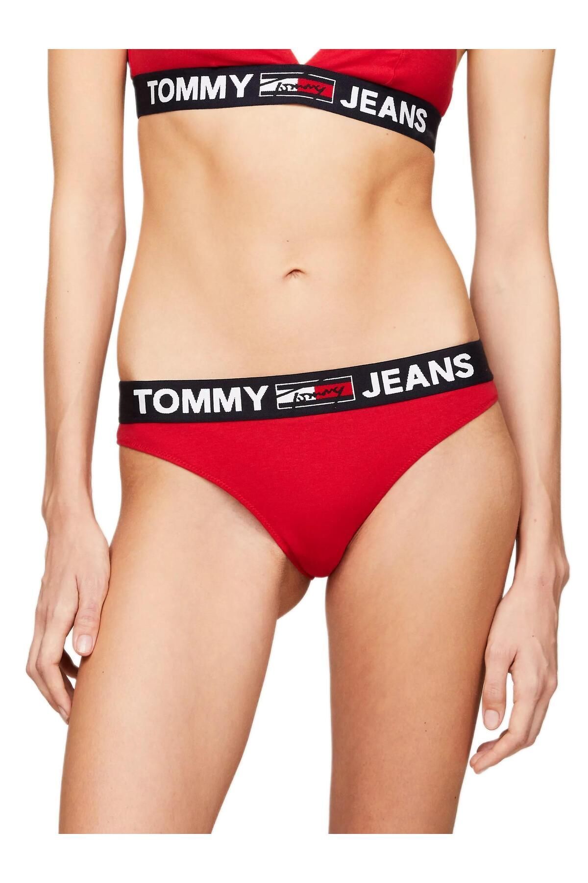 Tommy Hilfiger Kadın Kırmızı Bikini Külot