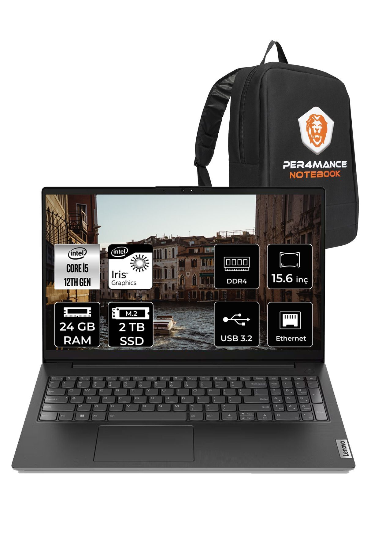 Nb V15 G3 i5-1235U 24GB 2TB SSD 15.6 FHD FDOS 82TT00A6TX 80 PER4 ÇANTA