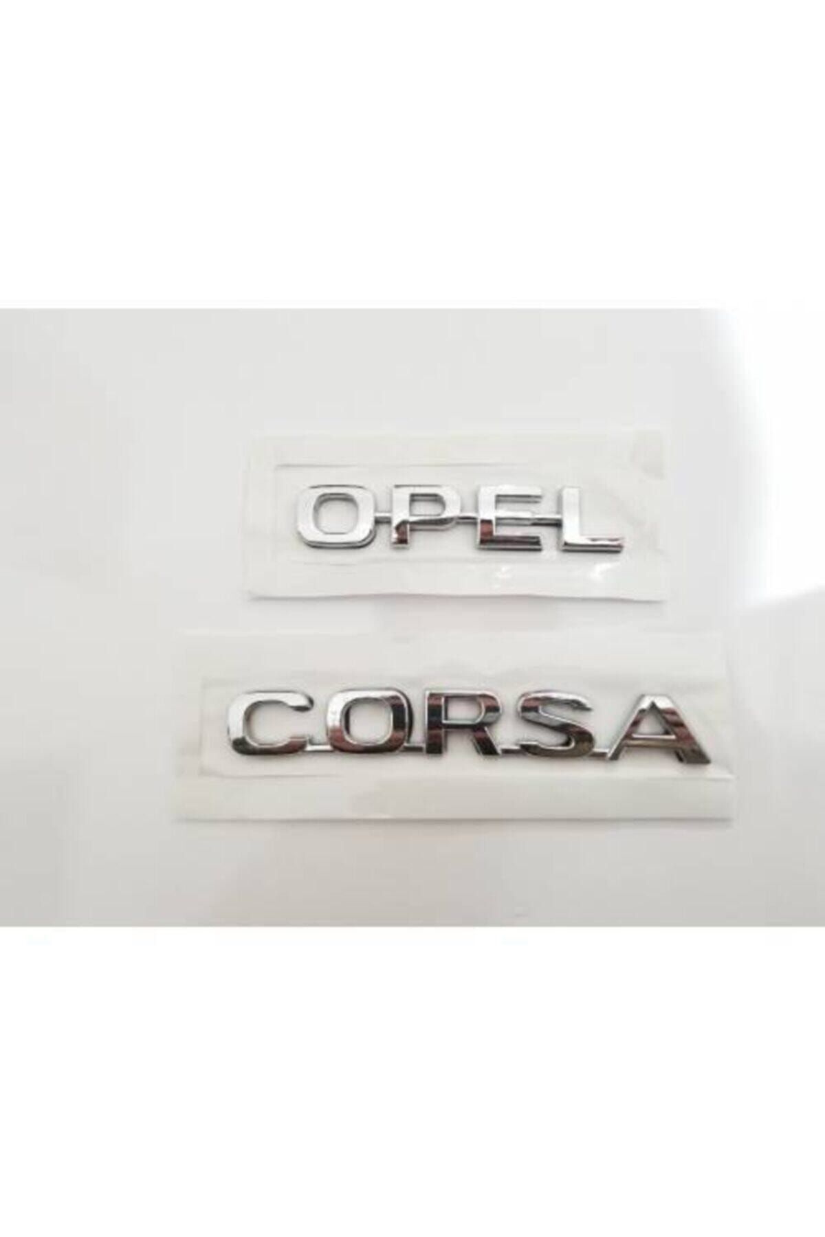 Opel -ve-corsa-bagaj-yazısı-2-adet-yüksek Kalite