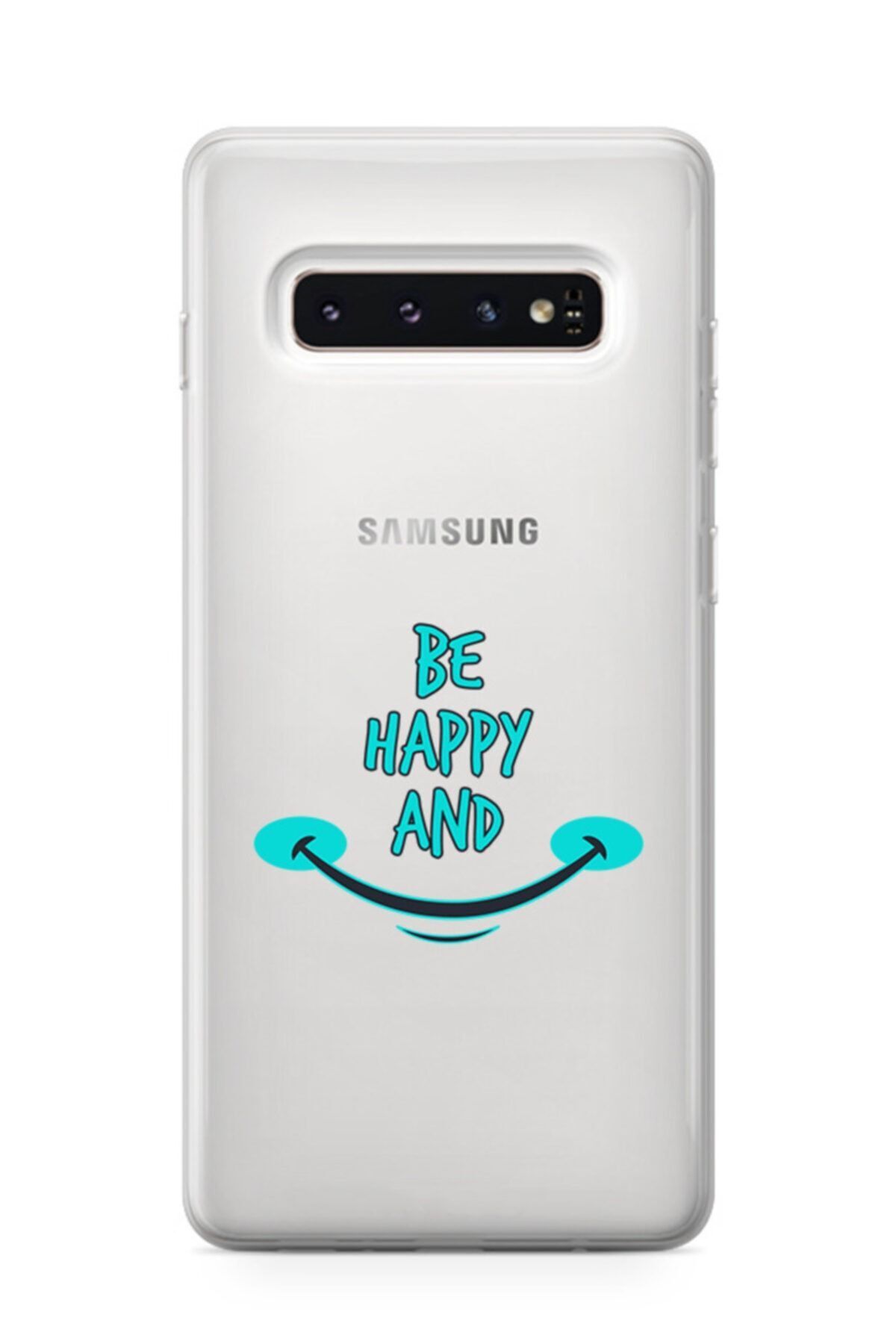 Dafhi Aksesuar Dafhi Samsung Galaxy S10 Be Happy And Telefon Kılıfı