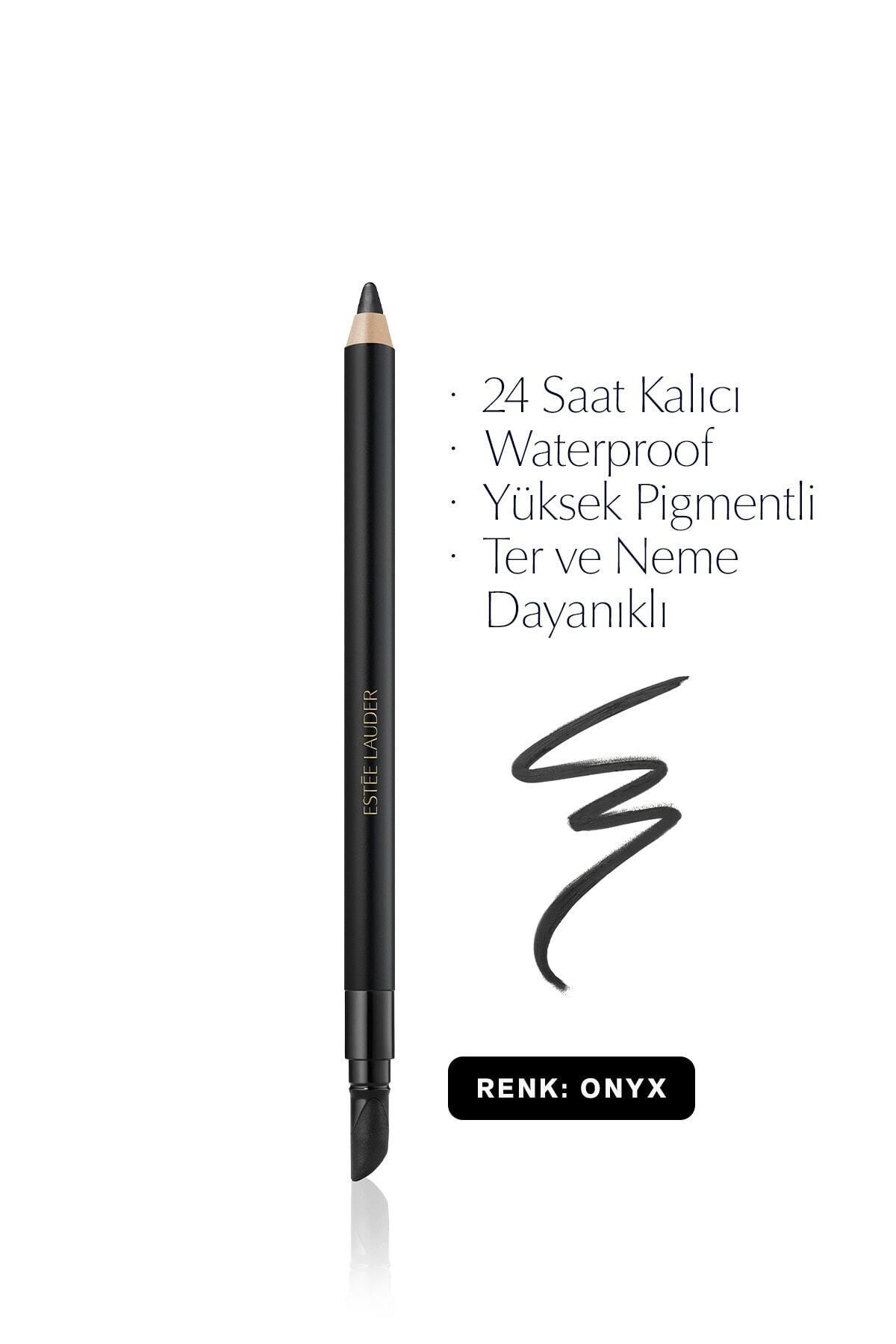 Estee Lauder Göz Kalemi - Double Wear 24 Saat Kalıcı Suya Dayanıklı Waterproof Jel Göz Kalemi -01 Siyah ONYX 1.2g