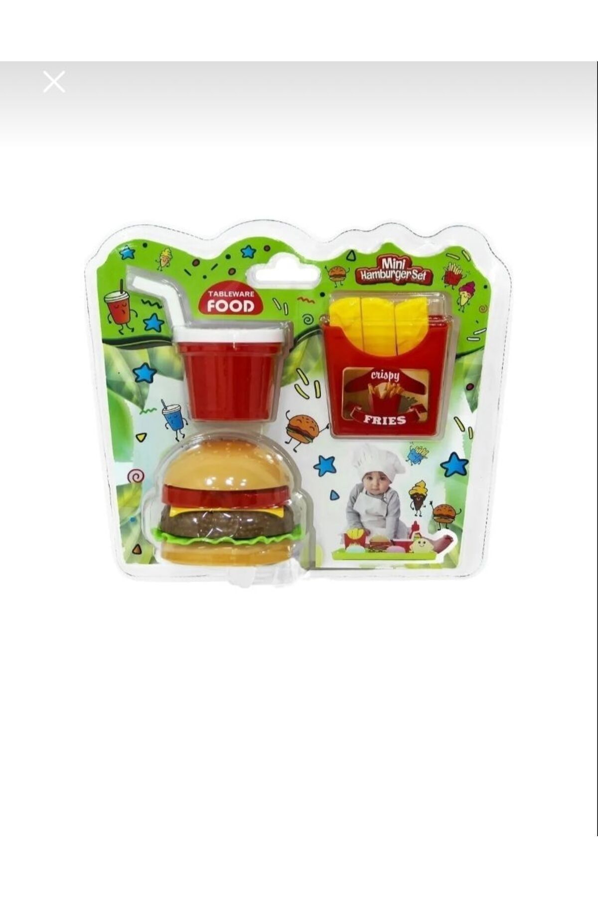 Uçar Oyuncak mini hamburger seti oyuncak