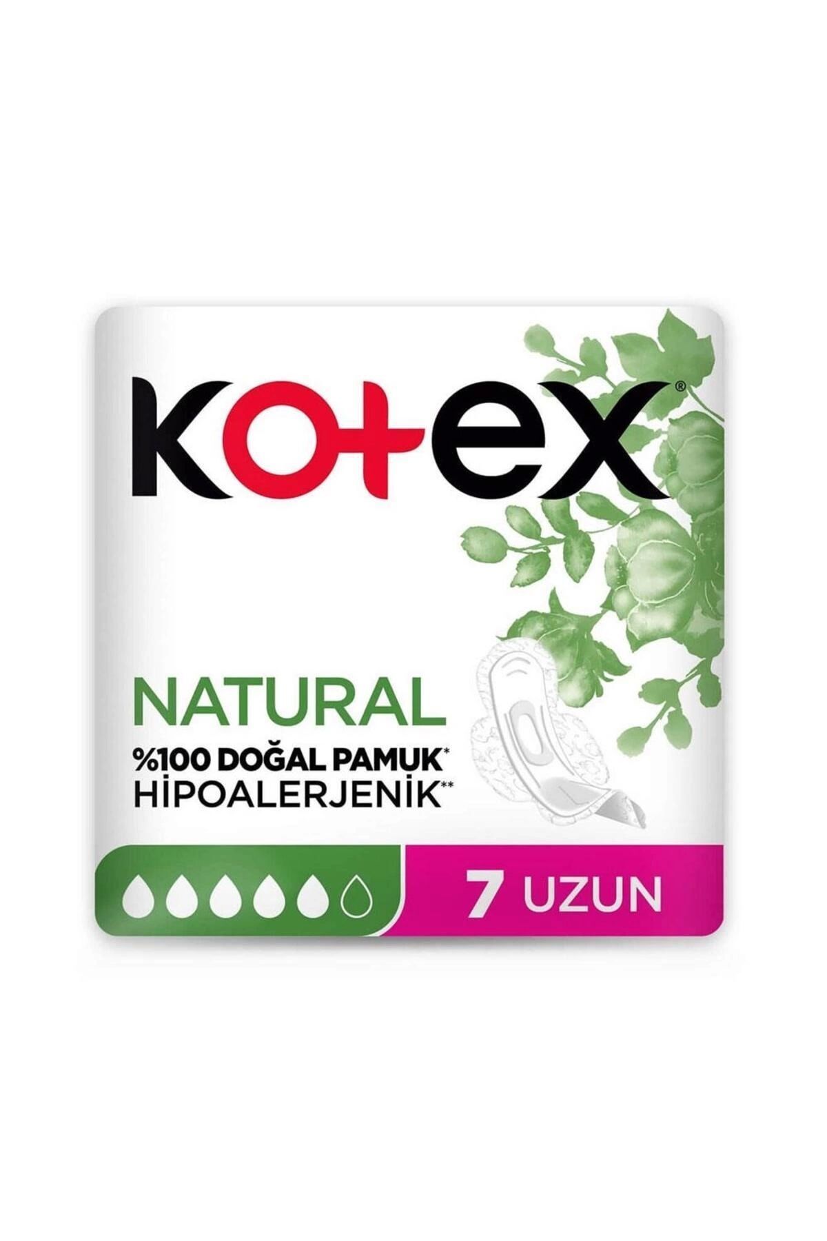 Kotex Natural 7 Li Uzun Hijyenik Ped