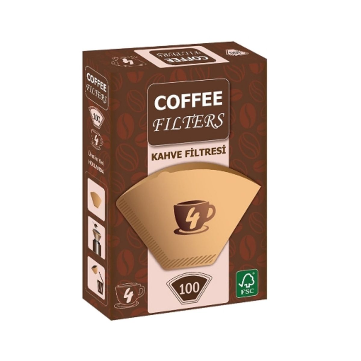 Coffee Mate Coffee Filters Kahve Filtre Kağıdı 4 (2'li)