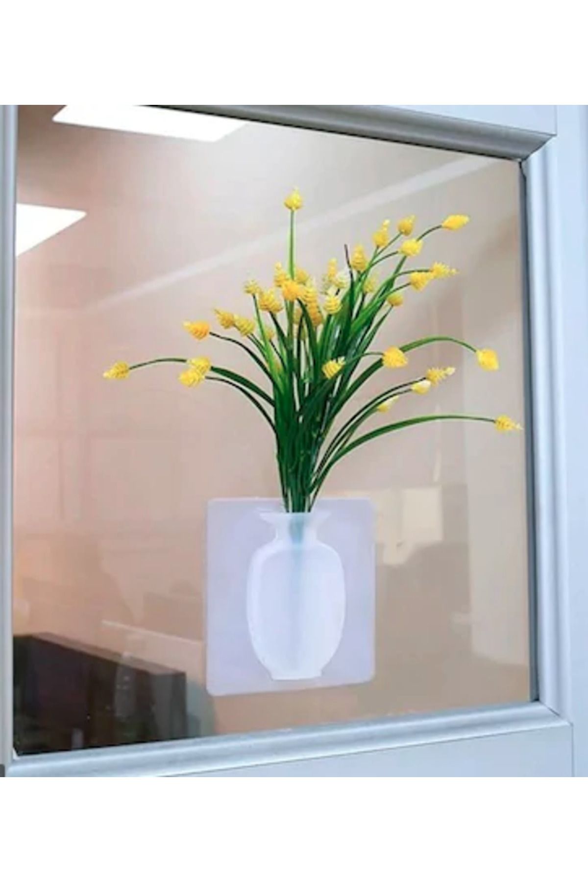 Arsimo Dekoratif Çiçeklik Silikon Yapışkan Vazo