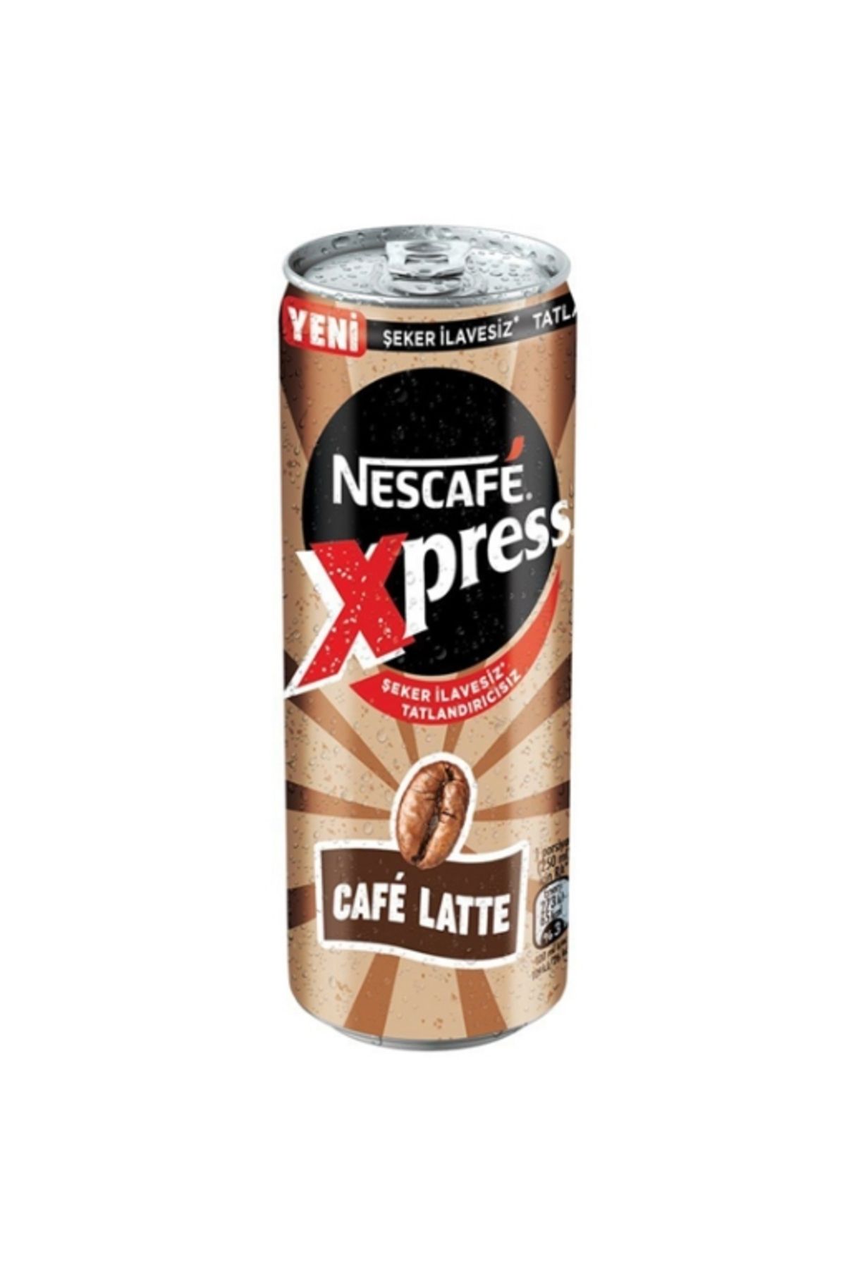 Nescafe Xpress Latte Şekersiz 250 ml (4'LÜ)