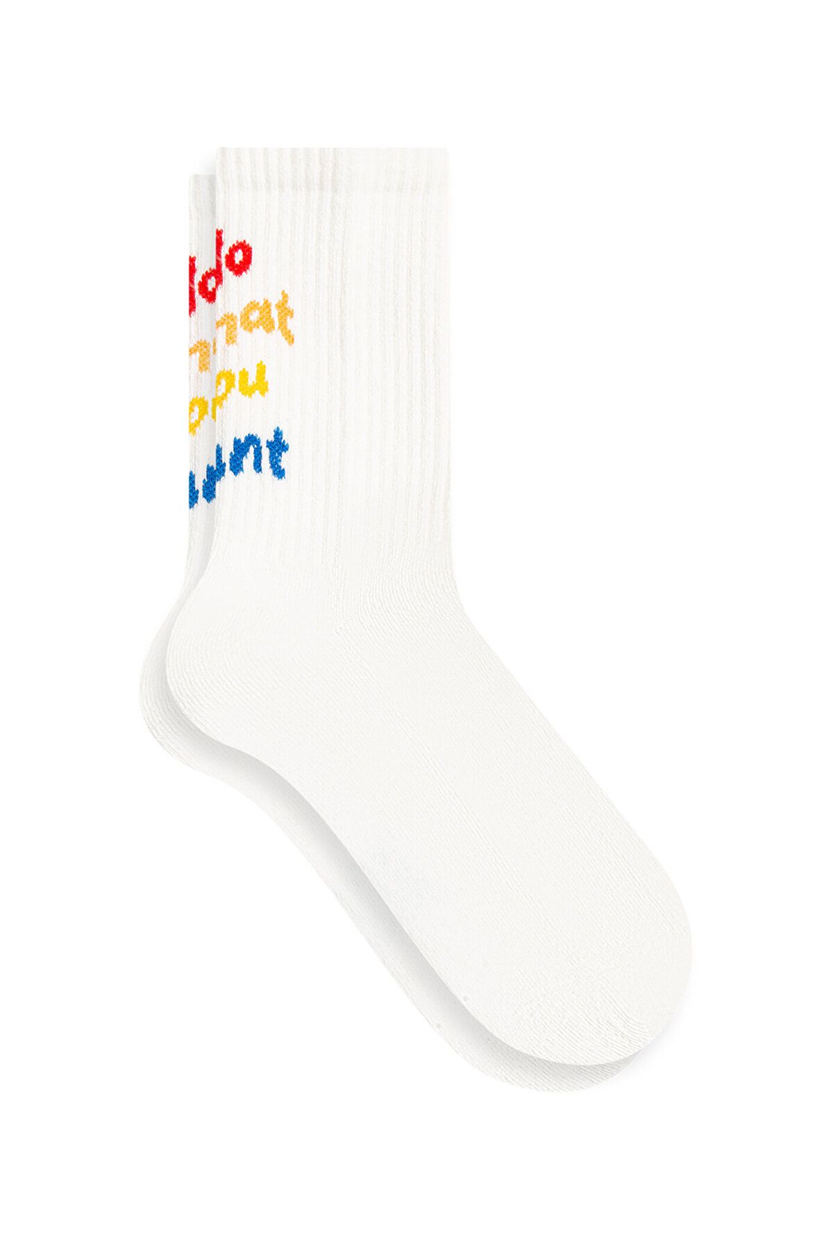 Mavi Beyaz Soket Çorap 1912426-34523