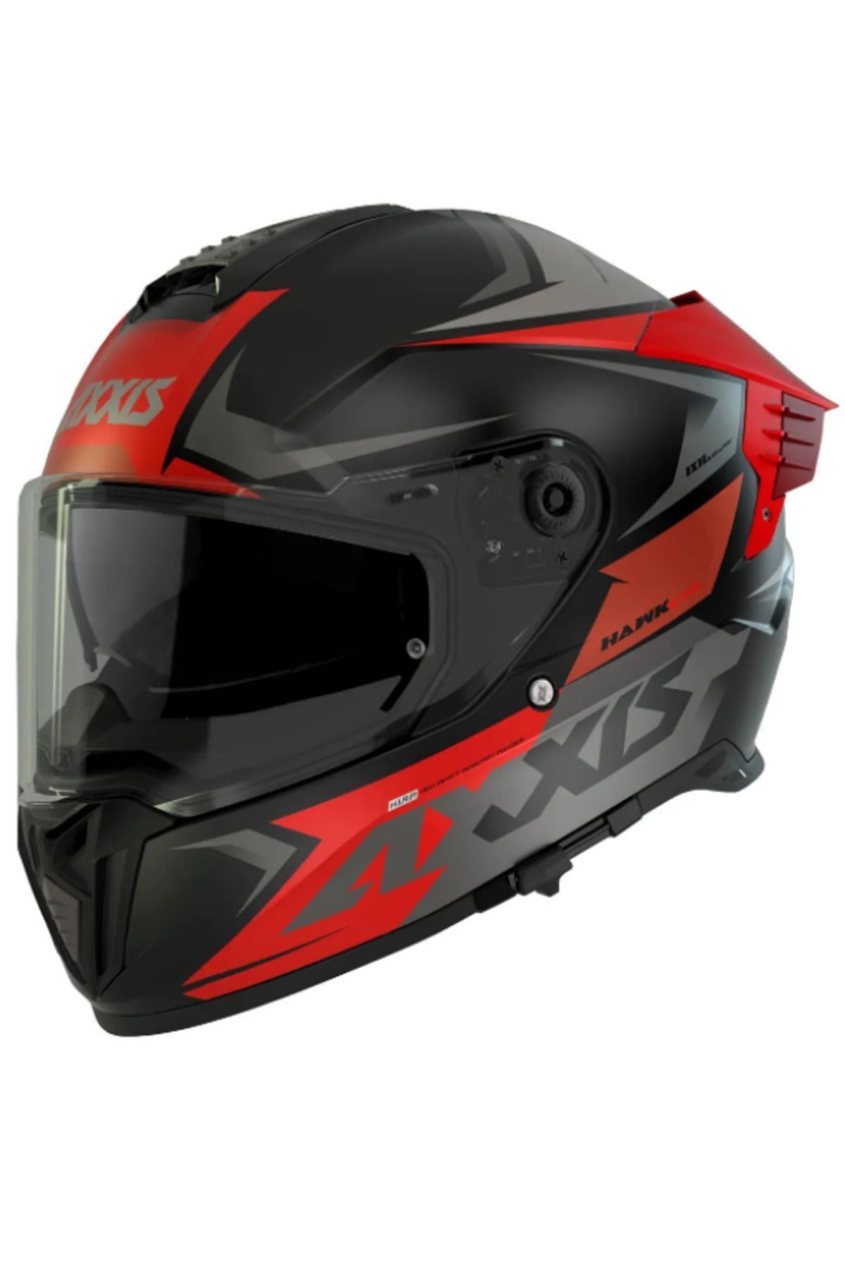 Axxis HAWK SV EVO IXIL B15 MATT RED MOTOSİKLET KASKI ECE 22.06 ve DOT