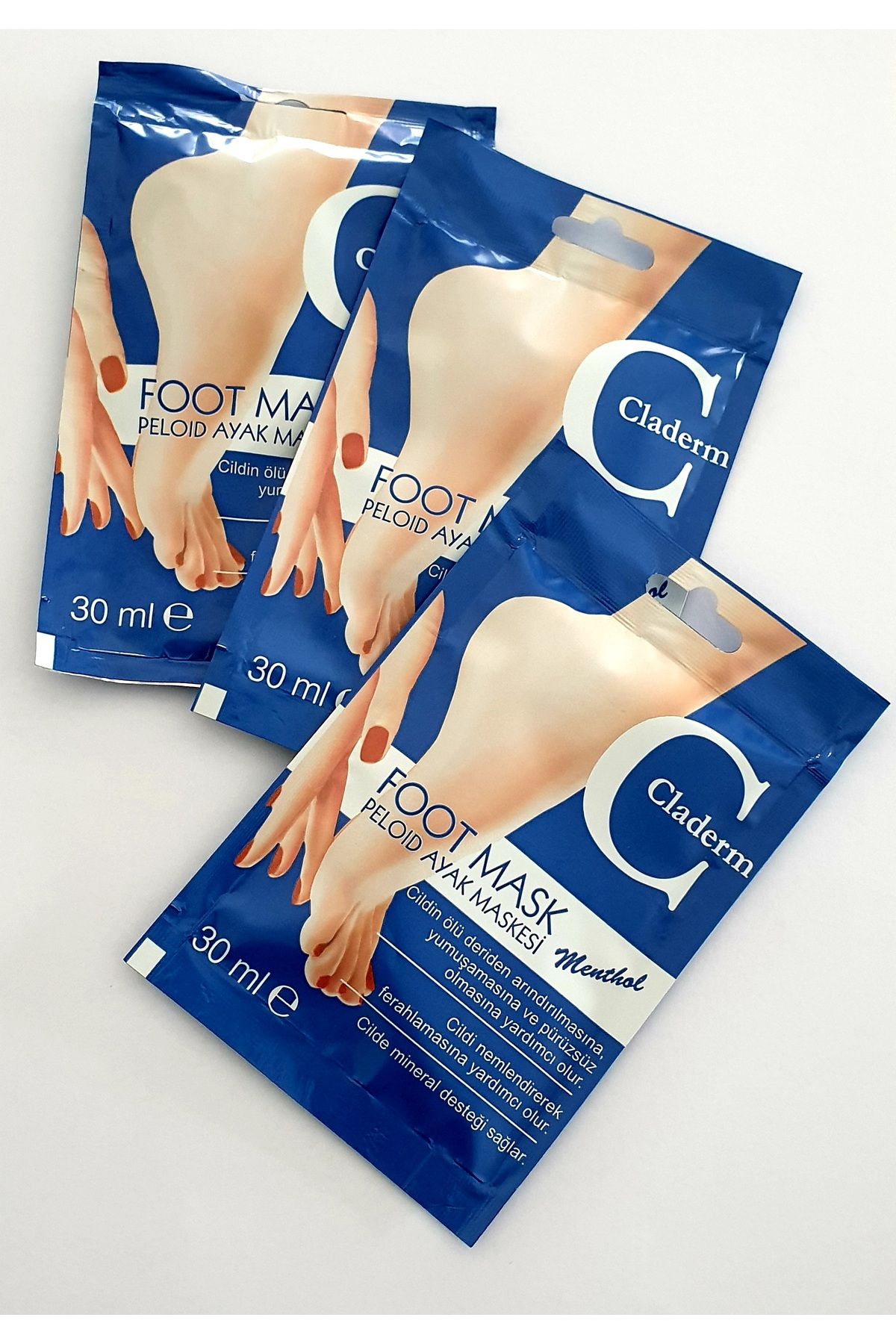 Claderm PELOID AYAK MASKESİ 30ML.
