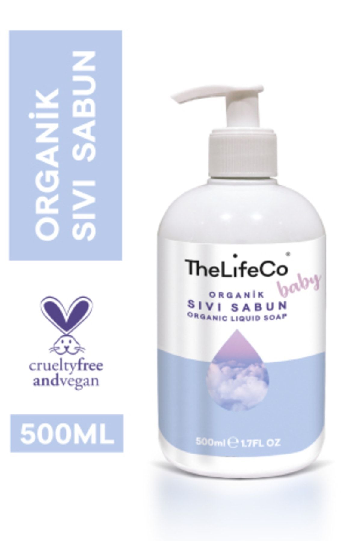 TheLifeCo Parfümsüz Baby Organik Sıvı Sabun 500 ml
