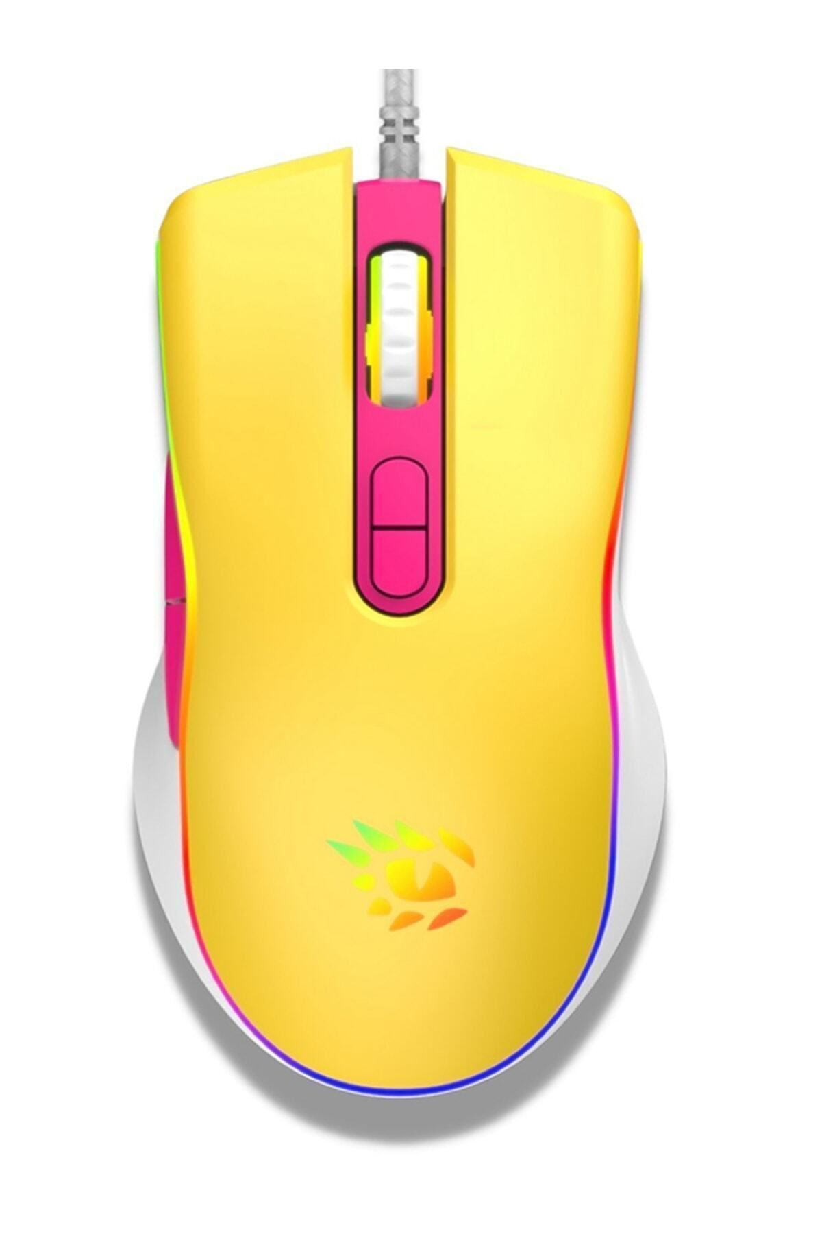 Katsuta T4-1665 Loot Rgb 7200dpi Sarı Makrolu Gaming Oyuncu Mouse