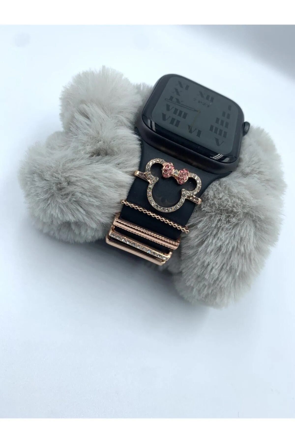 KVK PRİVACY Mickey Apple Watch Charm Akıllı Saat Kordon Süsü