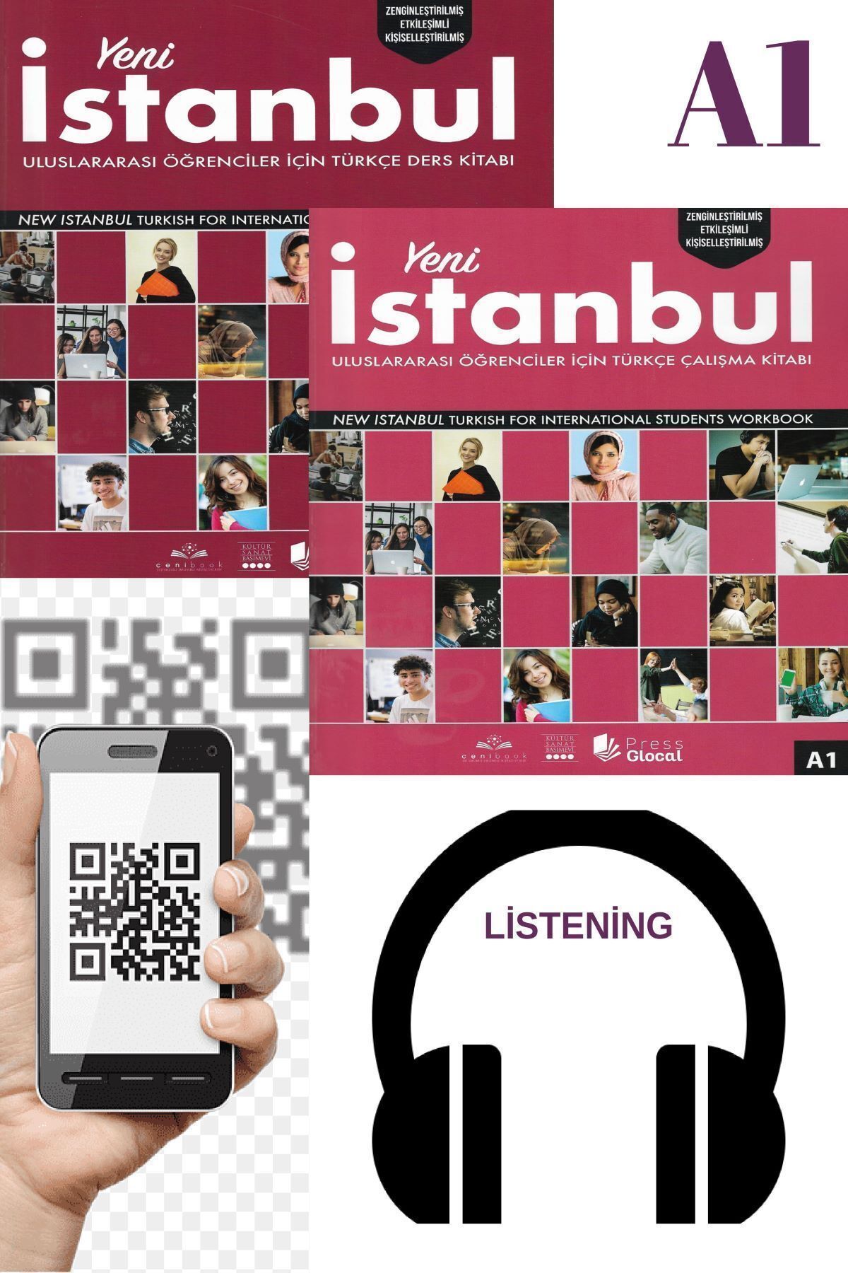 Kültür Sanat Basımevi Yeni Istanbul Yabancılar Için Türkçe Ders Ve Çalışma Kitabı Qr Kod
