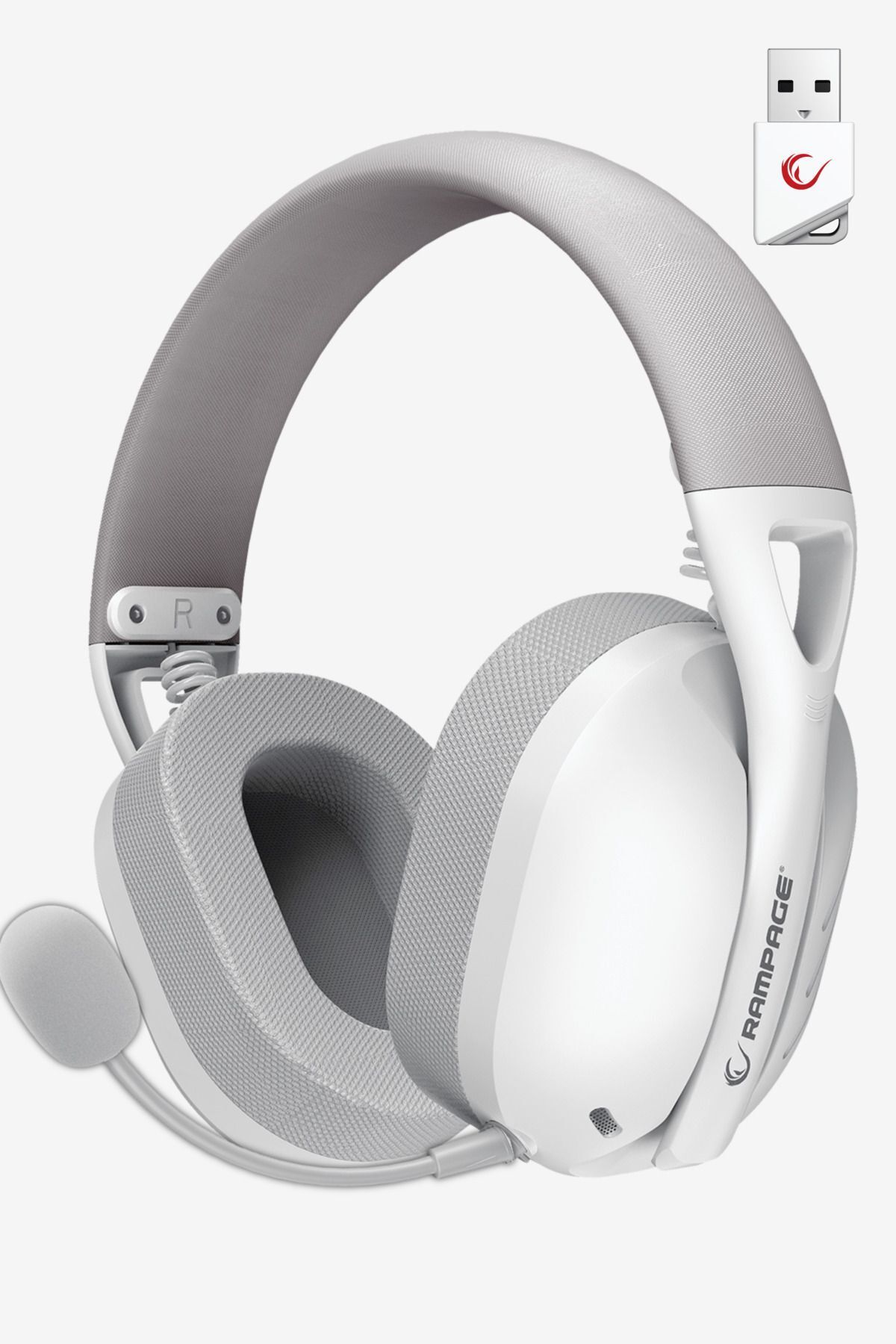 Rampage Crack2 Wireless 2.4G++ Bluetooth Kulaklık 7.1 Mikrofonlu Kulaklık Oyuncu Kulaklığı Tak Çıkar Mikrofn