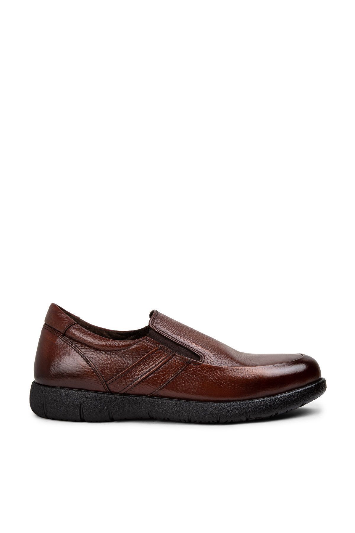 Deery Hakiki Deri Bakır Rengi Erkek Loafer Ayakkabı