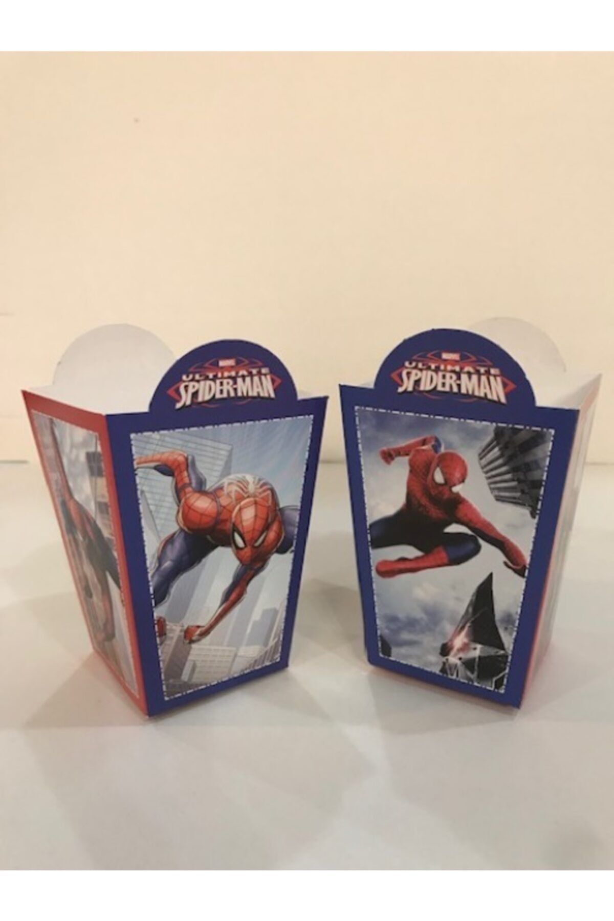 Spiderman Örümcek Adam Popcorn Mısır Kutusu 8 Adet