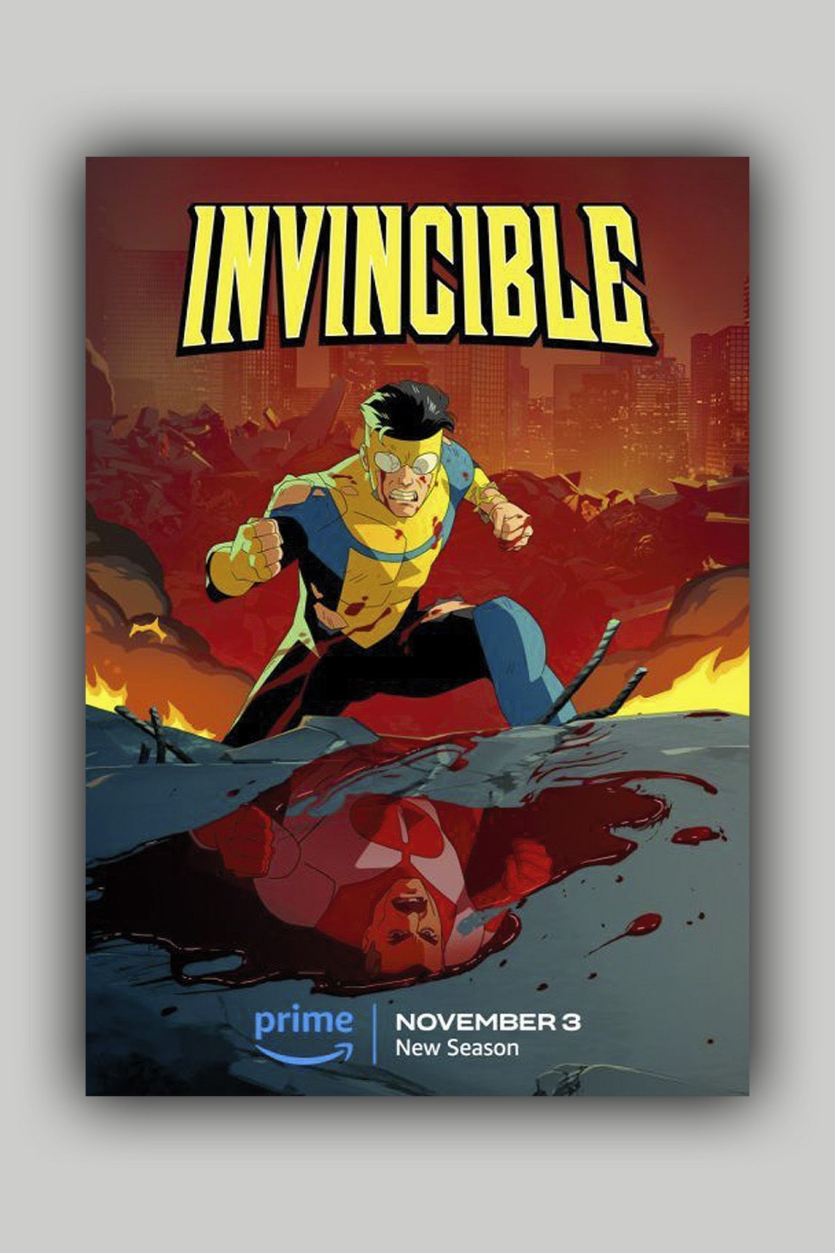 Luna Marissa Dizi Invincible Poster - Çerçevesiz Duvar Posteri