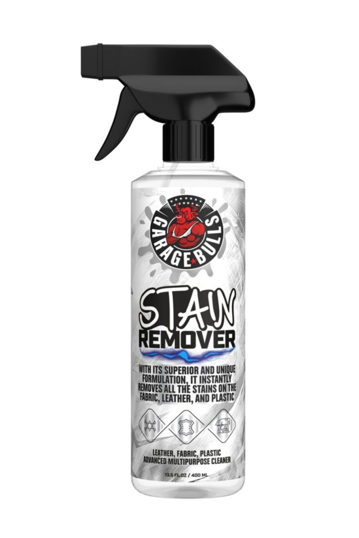 Garagebulls Stain Remover / Süper Güçlü Leke Çıkartıcı - Oto Detay Temizlik- Kumaş Ve Plastik Temizliği