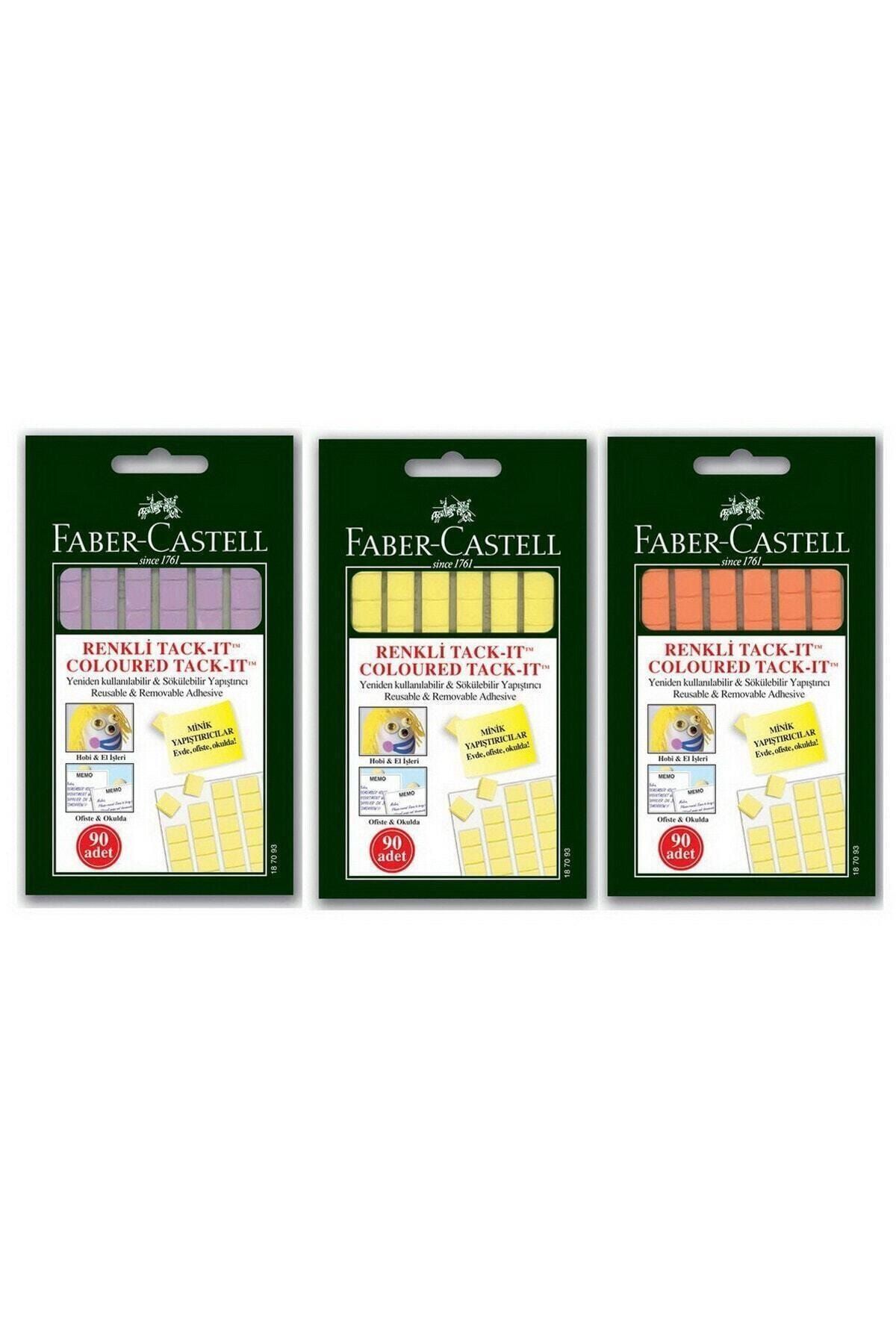 Faber Castell Tack-it Hamur Yapıştırıcı Karışık Renk 50 gr 90 Adet - Epoksiler - Ortaokul