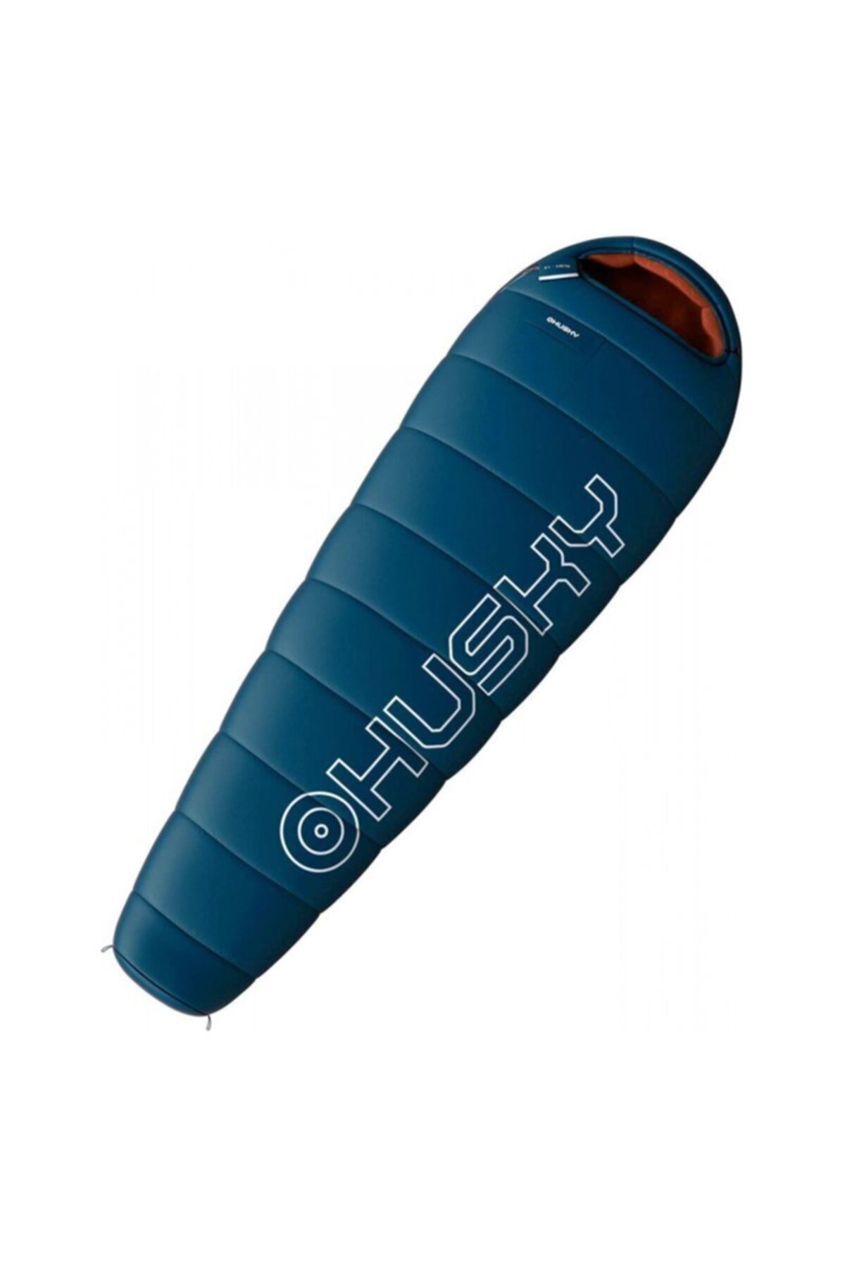 Husky Unisex Mavi Uyku Tulumu Ruby -14c Sağ-sol Fermuar Seçenekli