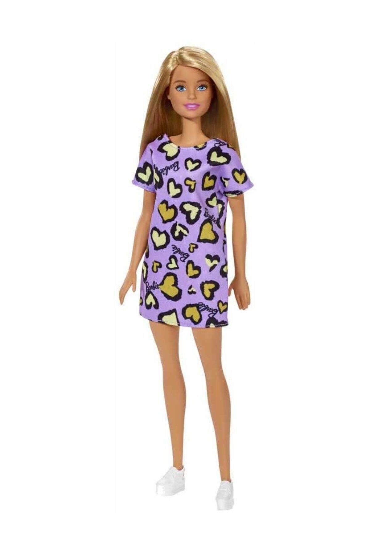 Barbie Şık Barbie - Mor- Kalpli Elbise