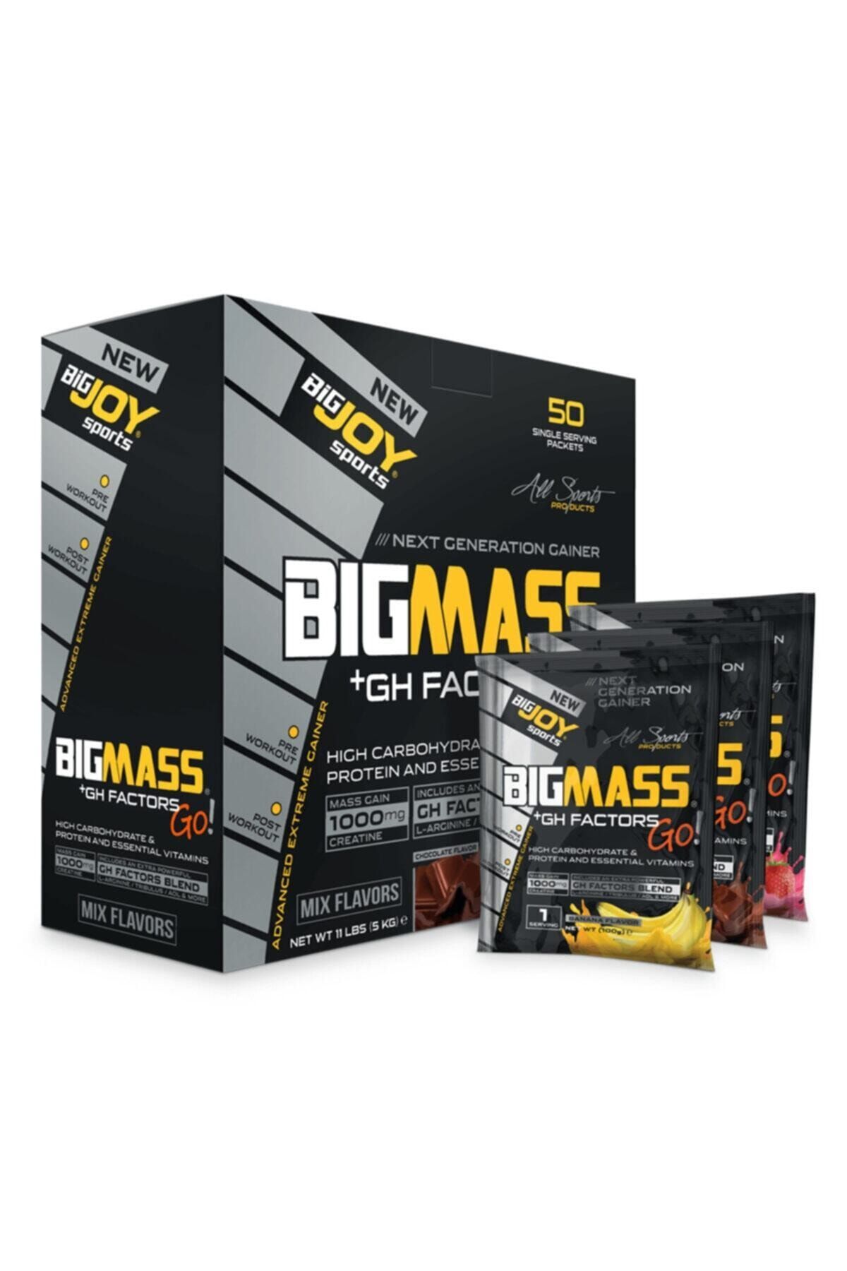 Bigjoy Sports Bigjoy Bigmassgo Gh Factors 5000 gr 50 Paket Mass Gainer Mix Karbonhidrat Tozu