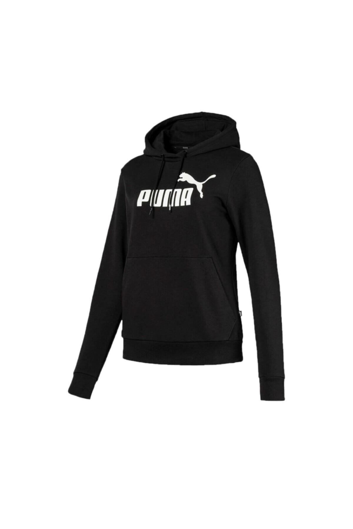 Puma ESS LOGO FL Siyah Kadın Sweatshirt 100480611