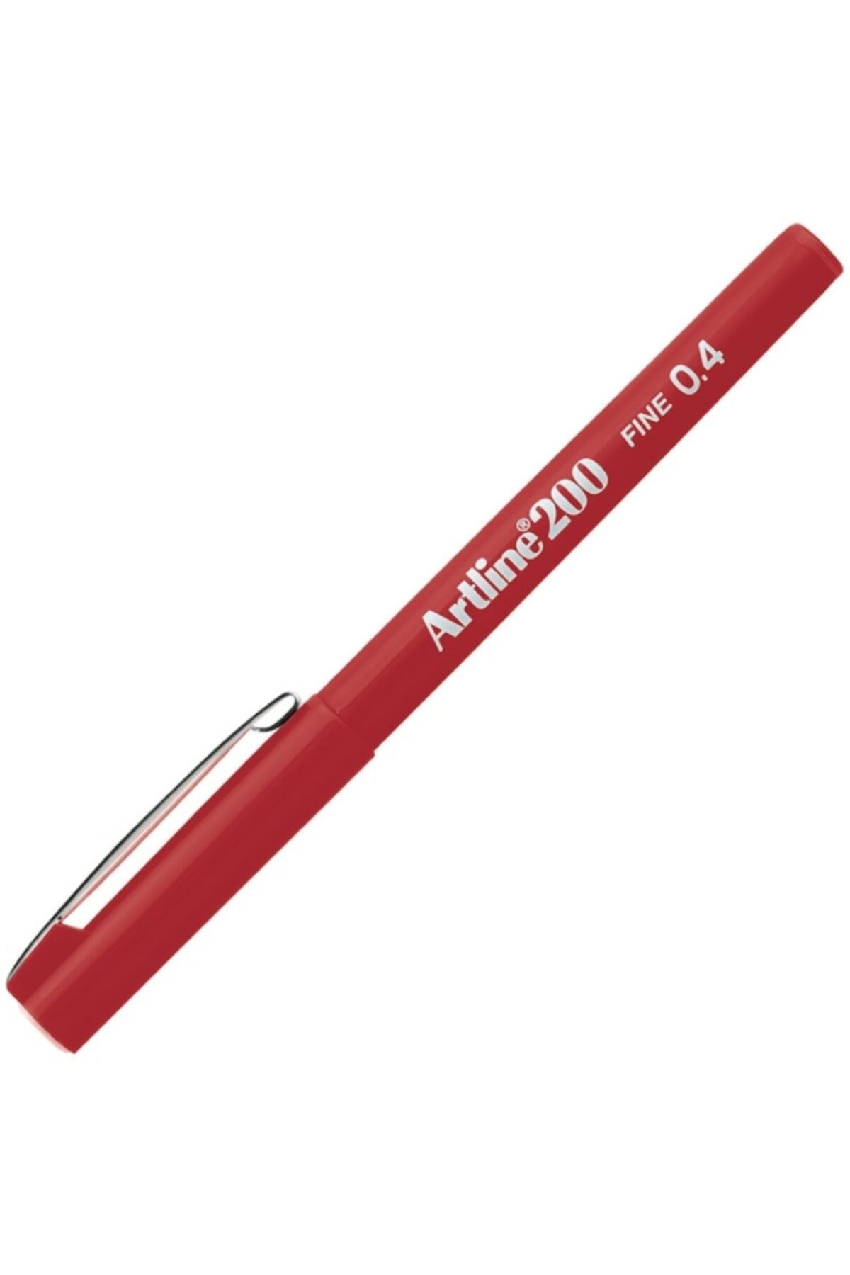 artline 200 Fine 0.4 Fineliner Keçeli Kalem Kırmızı