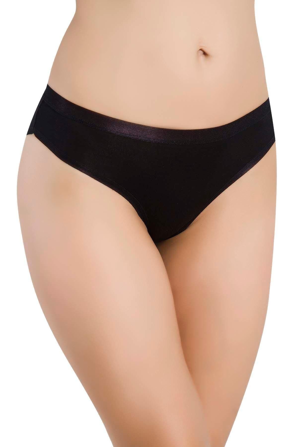 bejamonti Kadın Şeffaf Lastik Micro Modal Bikini Külot 3'lü