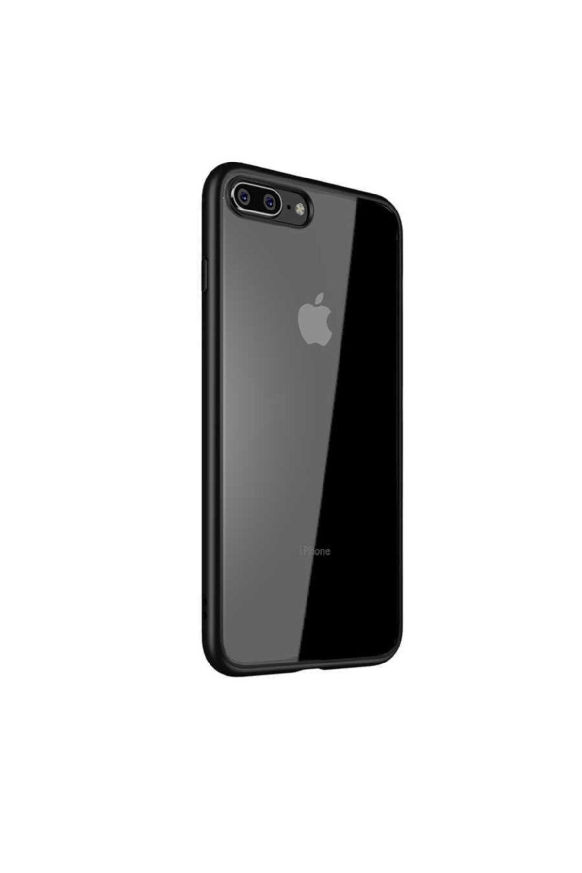 Apple Iphone 7 Plus Uyumlu Kılıf Kenarları Renkli Yumuşak Şeffaf Silikon