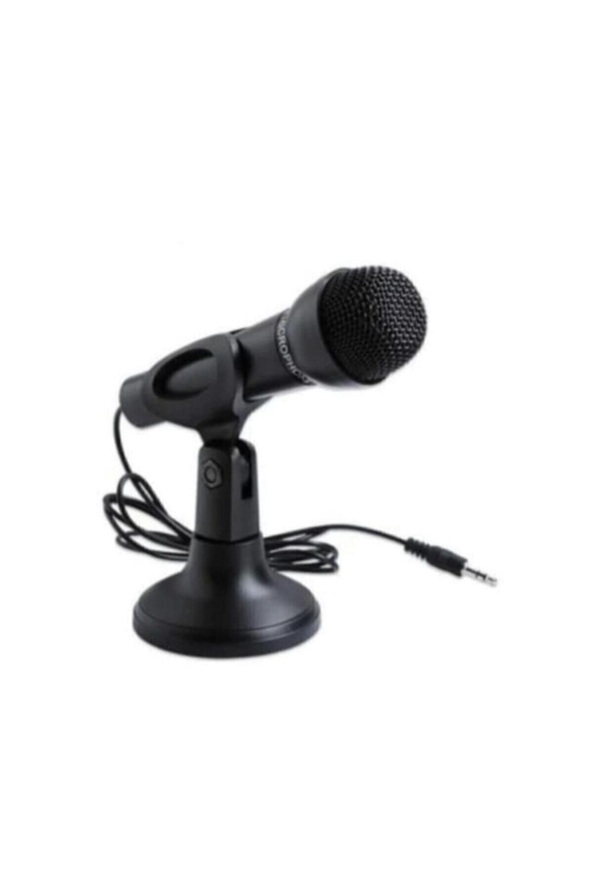 Snopy Siyah Masaüstü Mikrofon ( Ayaklı )
