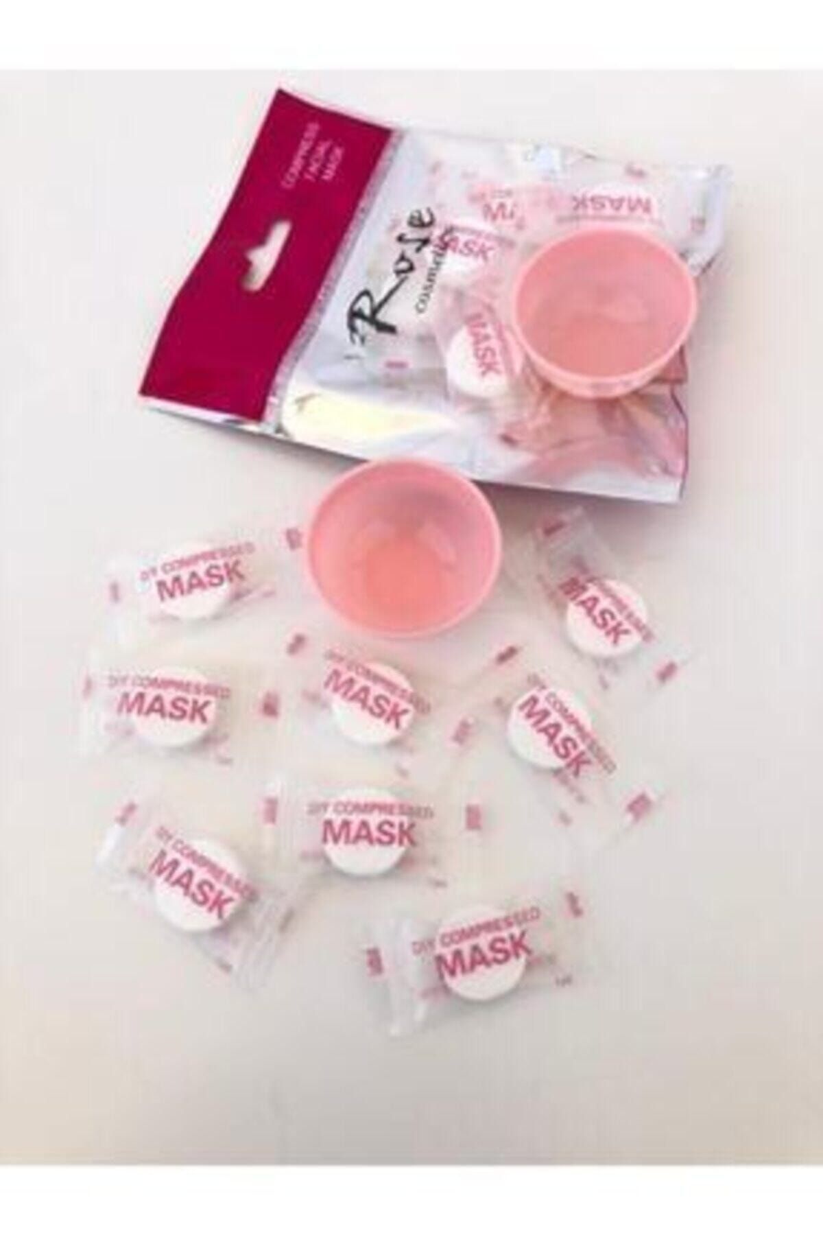 Roesıa Rose Cosmetics Sıkıştırılmış Suda Şişen Yüz Maskesi