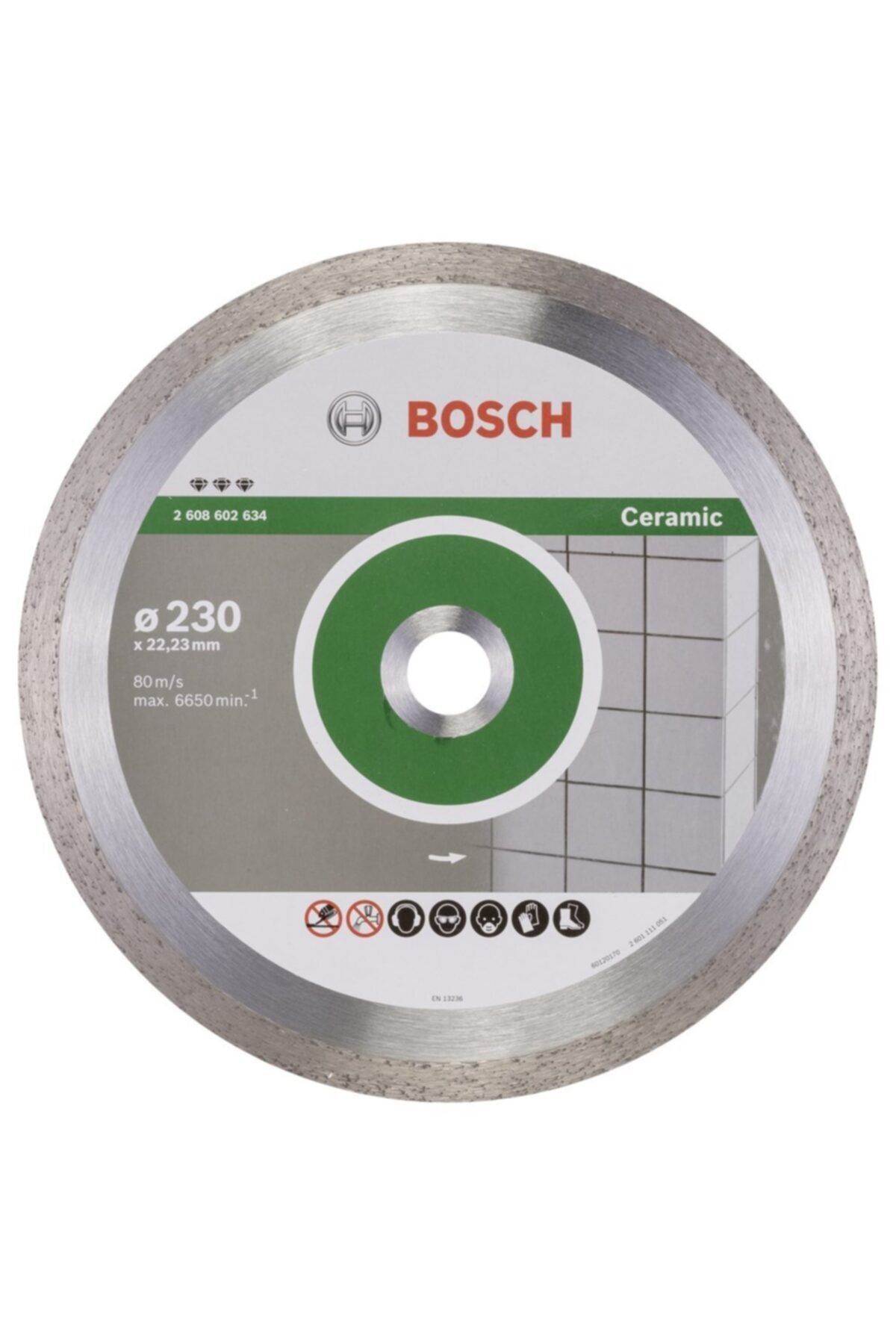 Bosch - Best Serisi Seramik Için, Elmas Kesme Diski 230 Mm