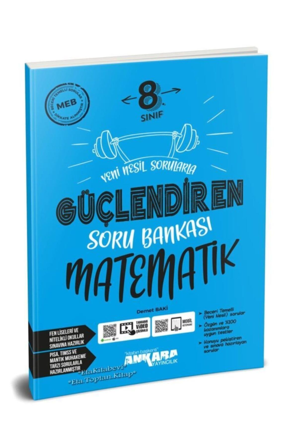 Ankara Yayınları Ankara Yayıncılık 8. Sınıf Lgs Matematik Güçlendiren Soru Bankası Yeni 2023