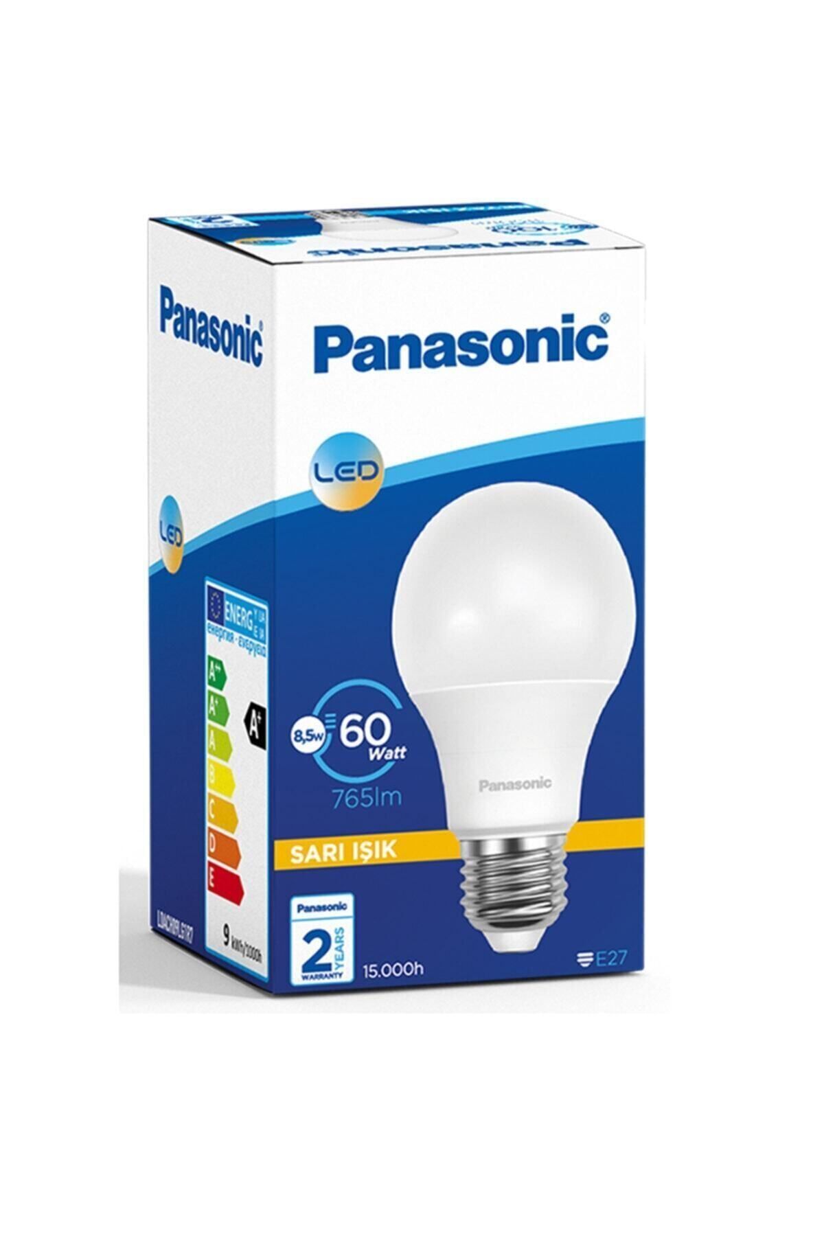 Panasonic Led Lamba 8.5w - 60w E27 2700 Kelvin Sarı Işık
