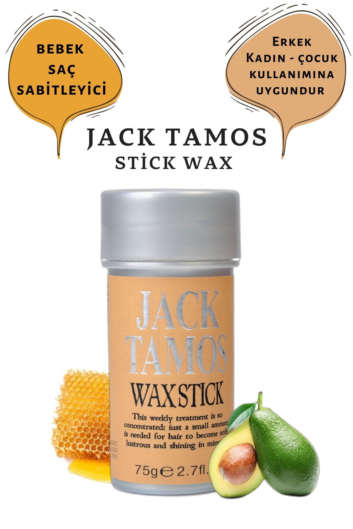 JACK TAMOS Hair Stick Wax 75 GR